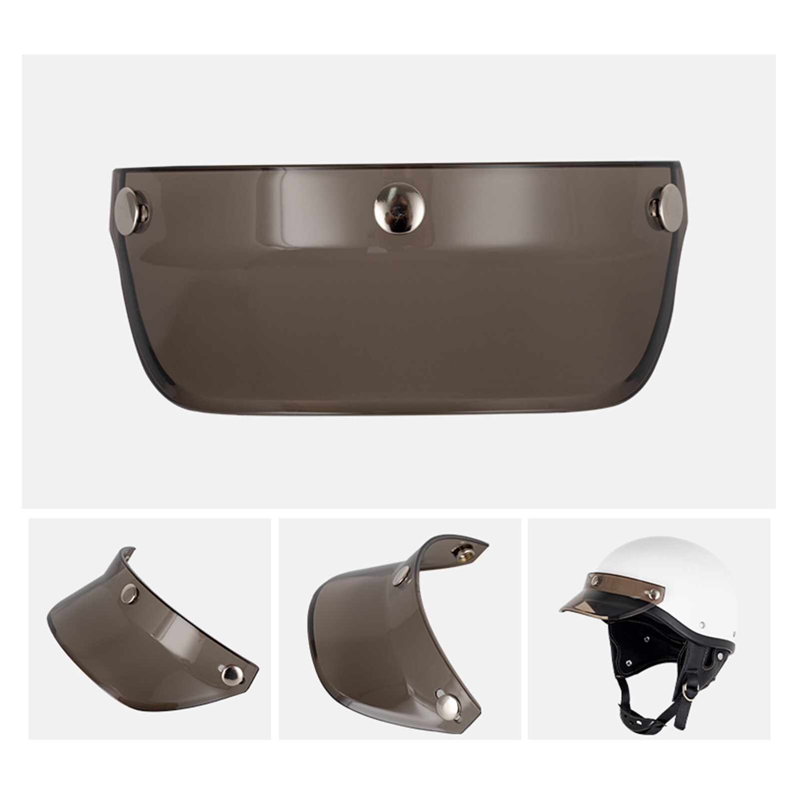Motorcycle Visor Motorcycle 3/4 Open - Q6E4