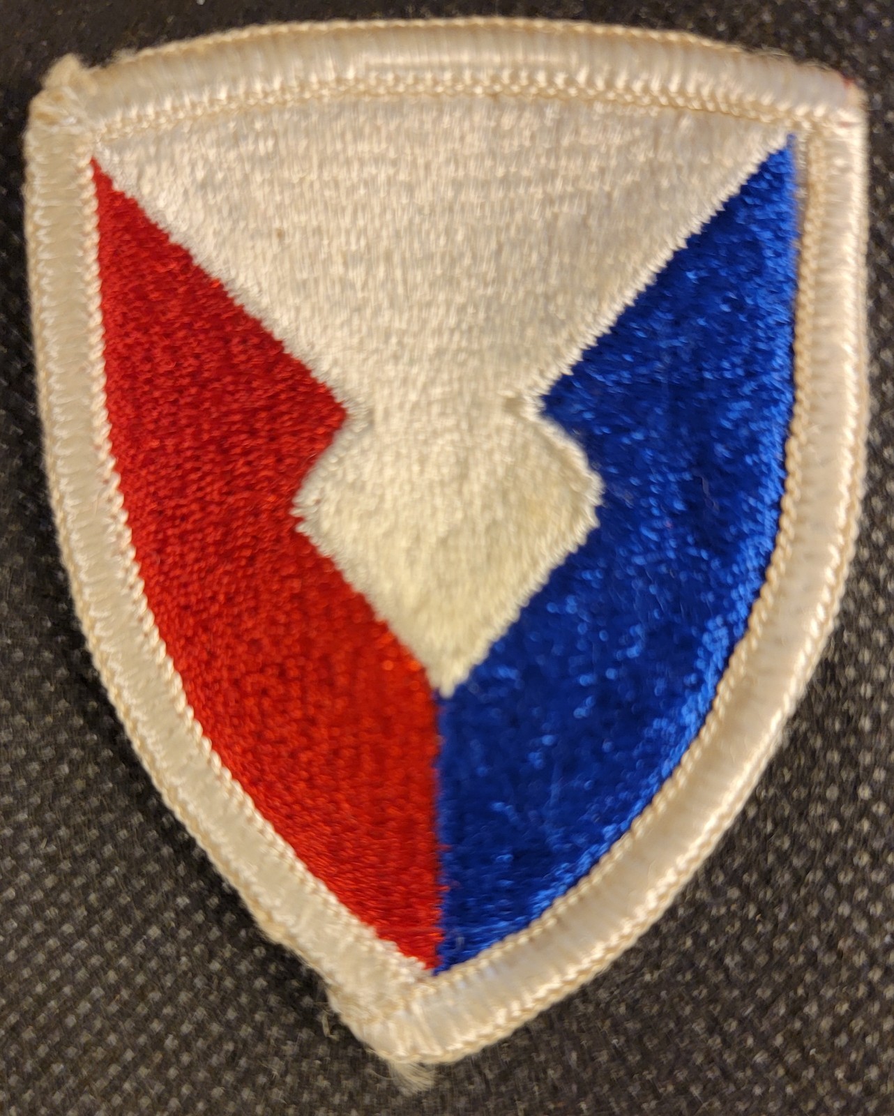 Vtg U.S. Army Materiel Command (AMC) Vietnam Original Merrowed Edge Glow Patch 1