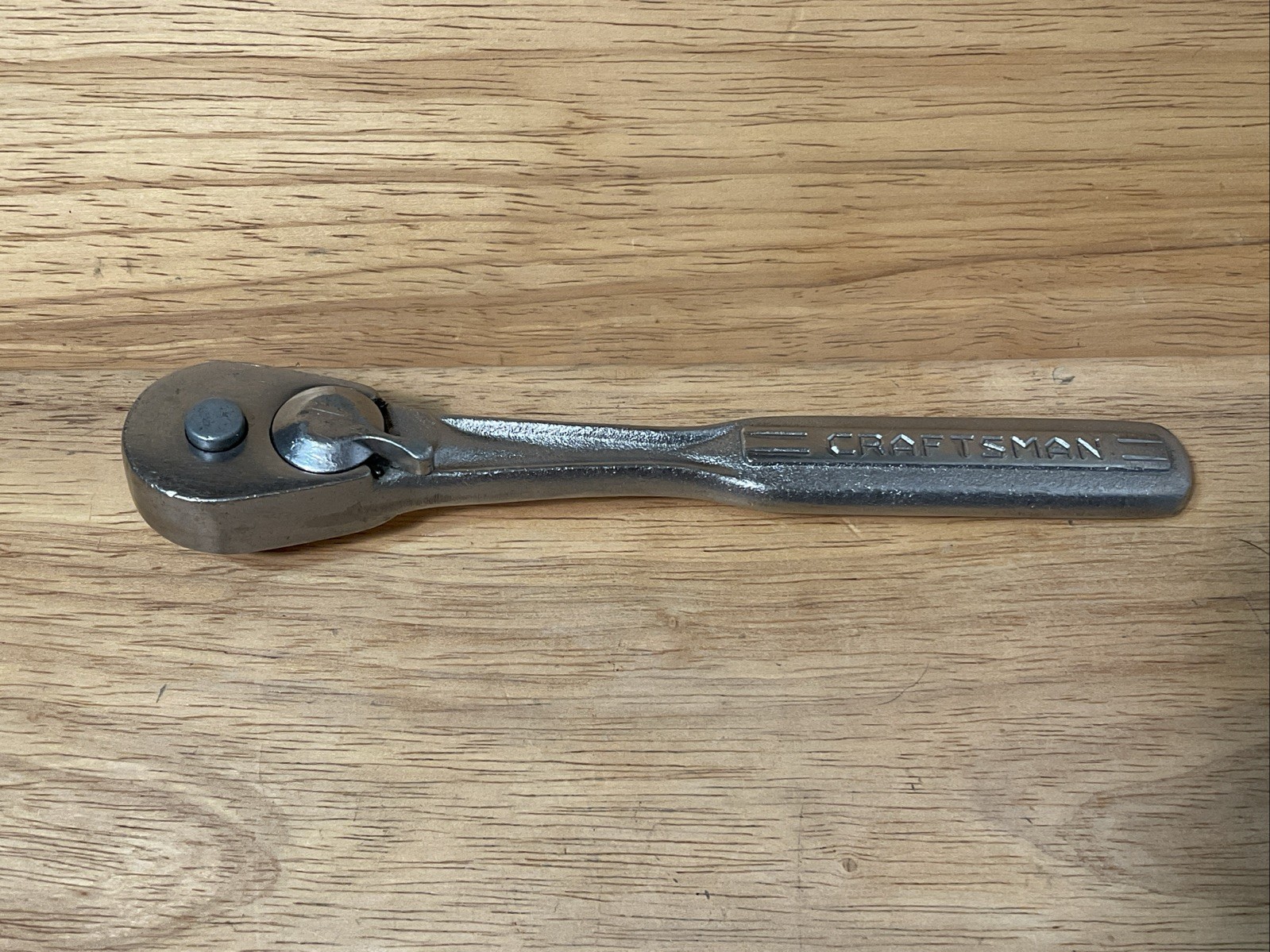 Vintage Craftsman 1967 -V- 3/8" Drive Quick Release Ratchet W/Oil Port USA