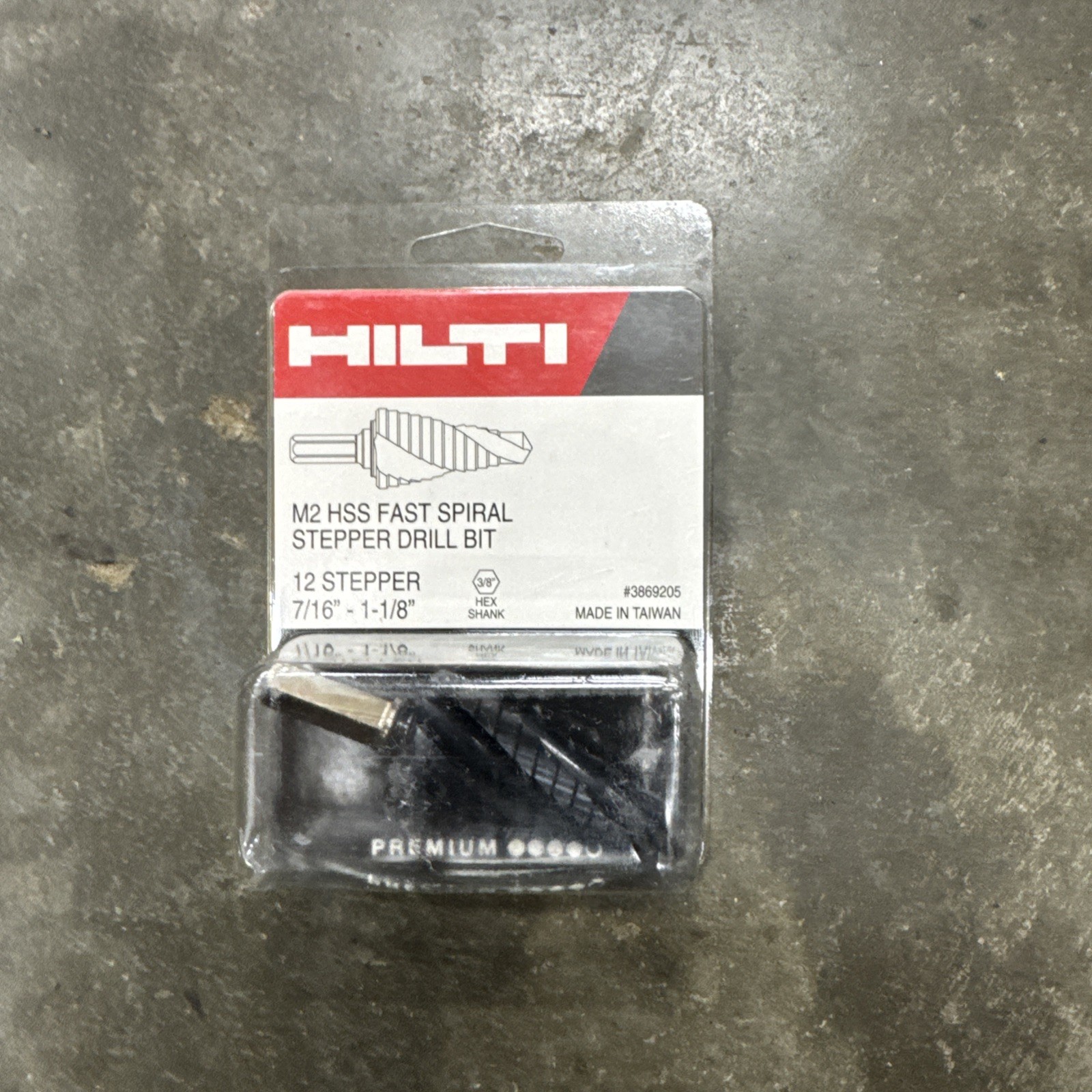 Hilti M2 HSS Fast Stepper Drill Bit 3869205