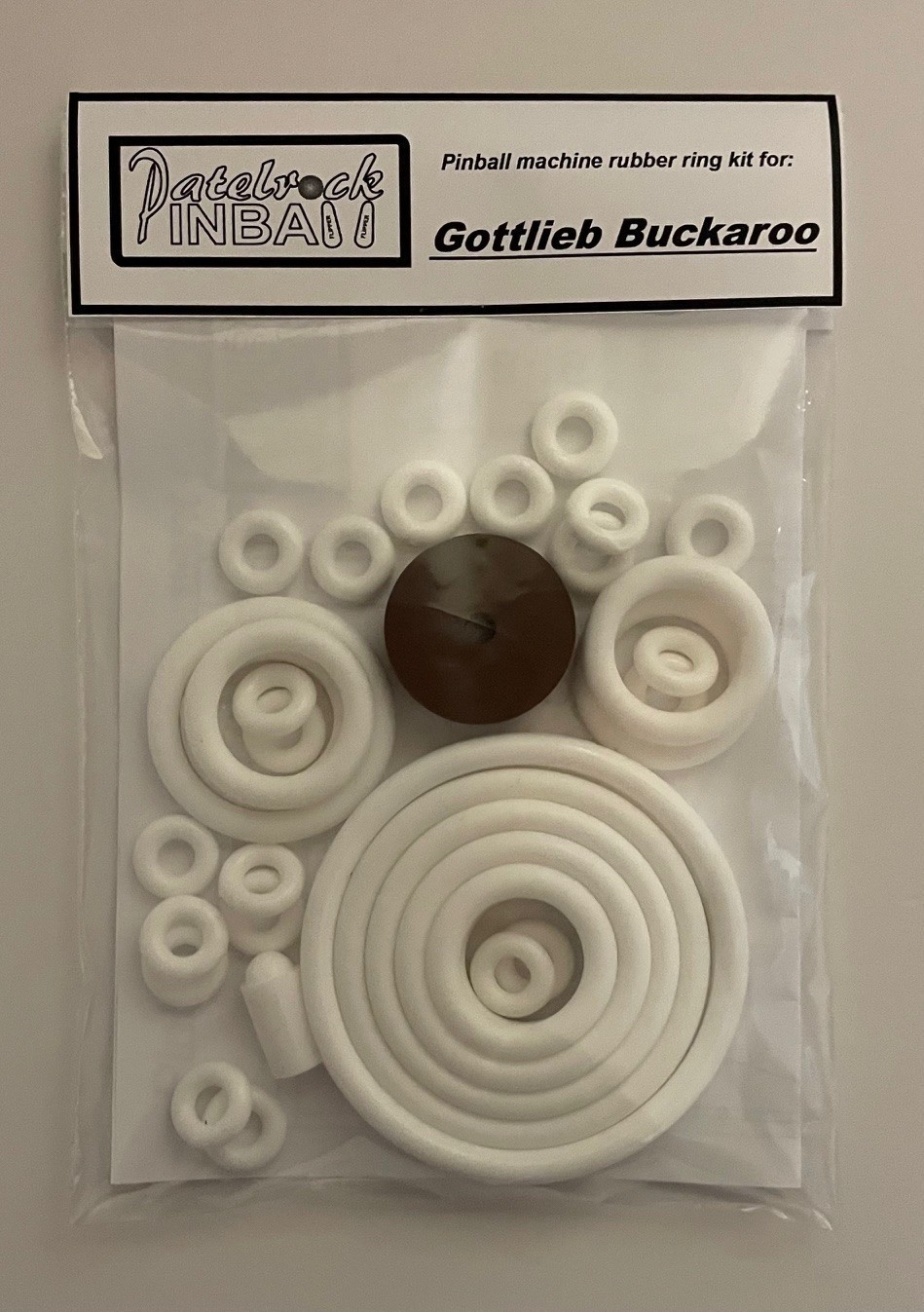 1965 Gottlieb Buckaroo Pinball Machine Rubber Ring Kit