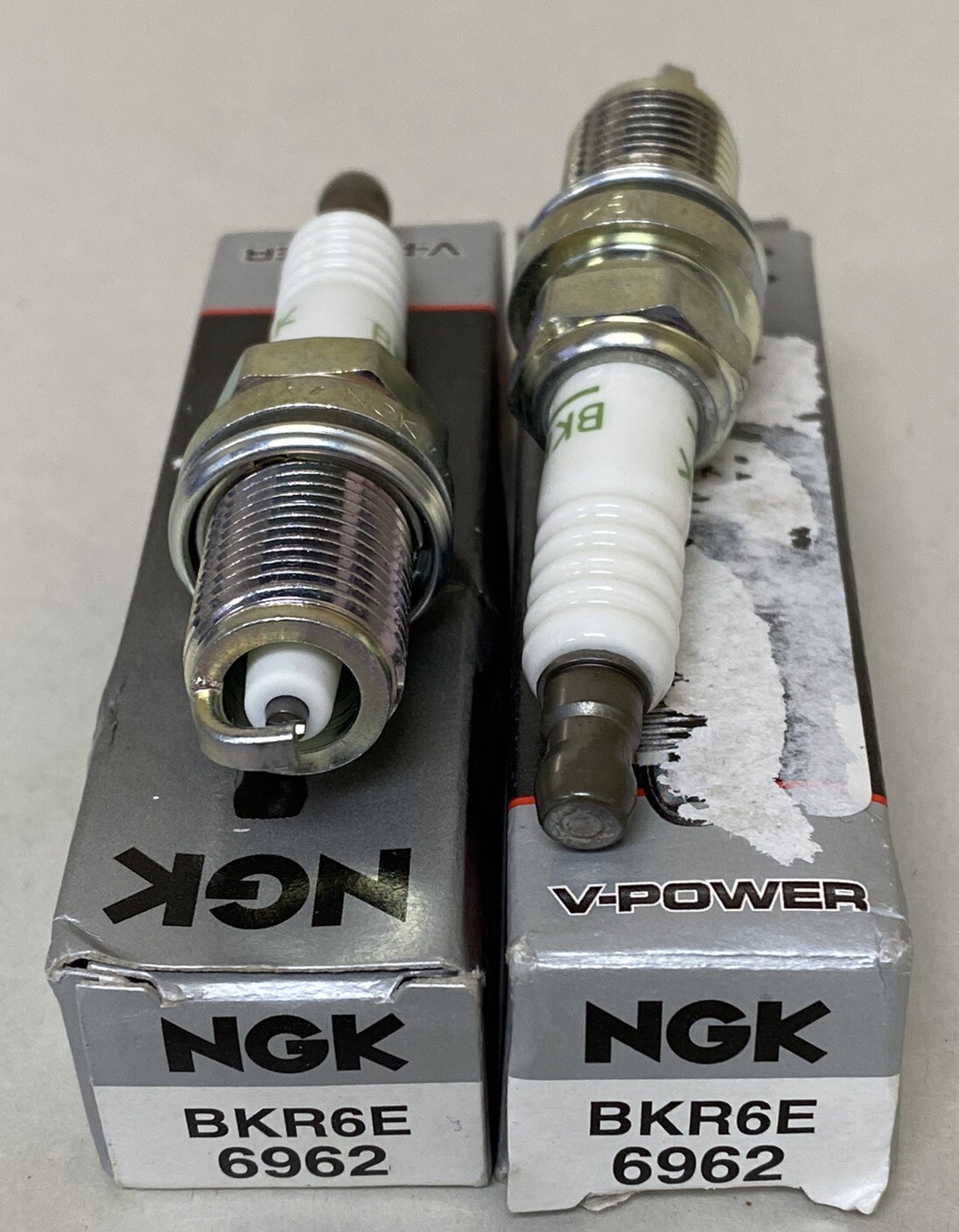 Polaris Sportsman 450 NGK R Spark Plugs V-Power 6962 17-25 (2) OEM #BKR6E #S877