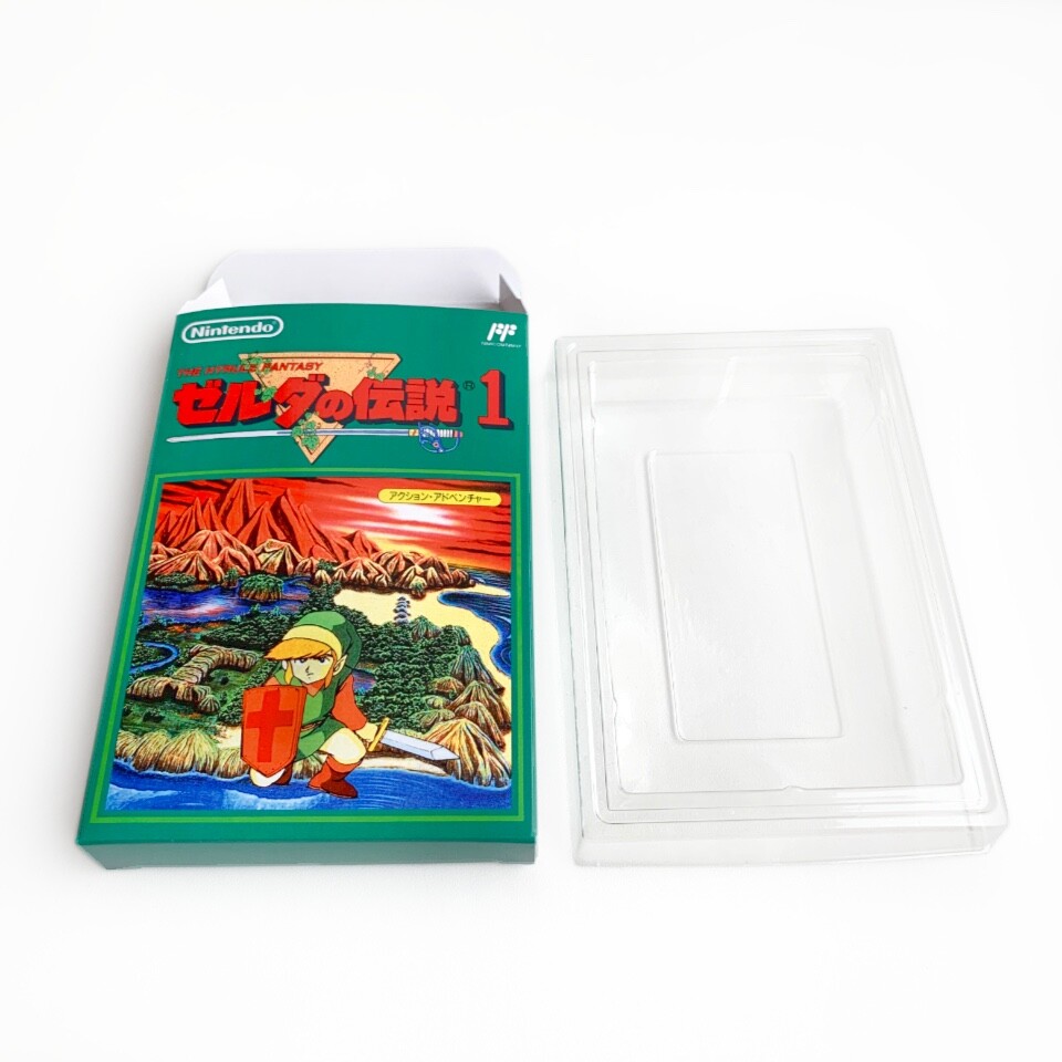 ZELDA NO DENSETSU Hyrule Fantasy - Empty box replacement spare case for Famicom