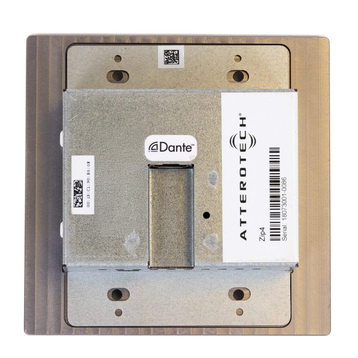 Attero Tech Zip4 In-Wall Dante AES67 Paging Interface