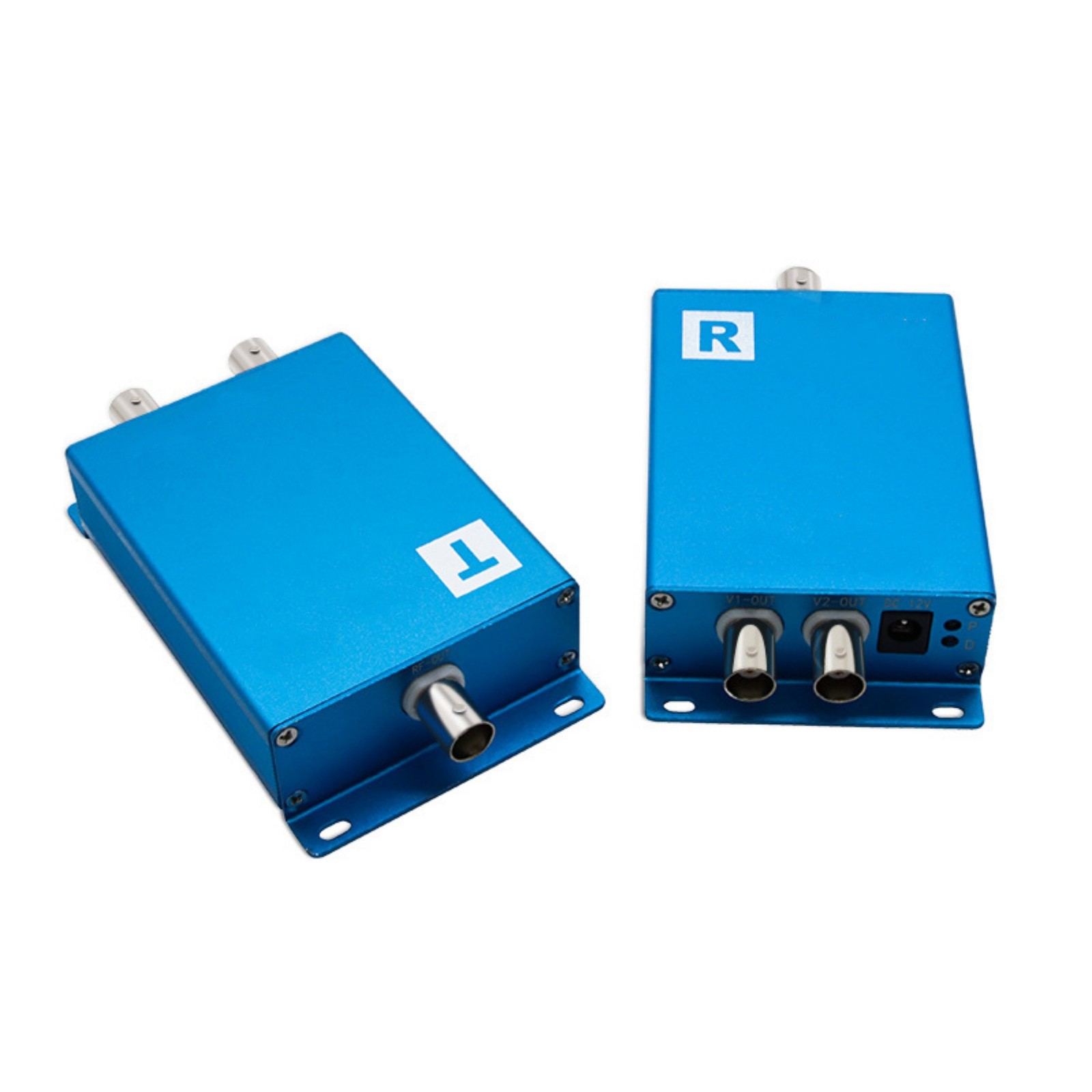 Plug&Play 2HD Video Multiplexer over Coaxial cable RG59 Converter Extender 400m
