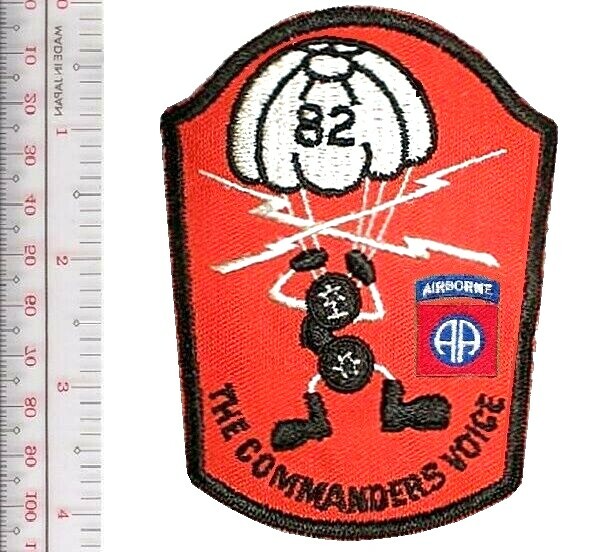 US Army 82nd Airborne Division 82nd Signal Battalion 'The Commander's NO TARIFF