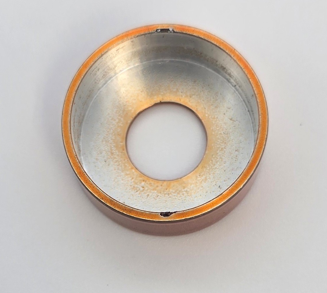 SNAP-ON TOOLS TOOL BOX LOCK CYLINDER CAP COVER ANODIZED ORANGE NEW