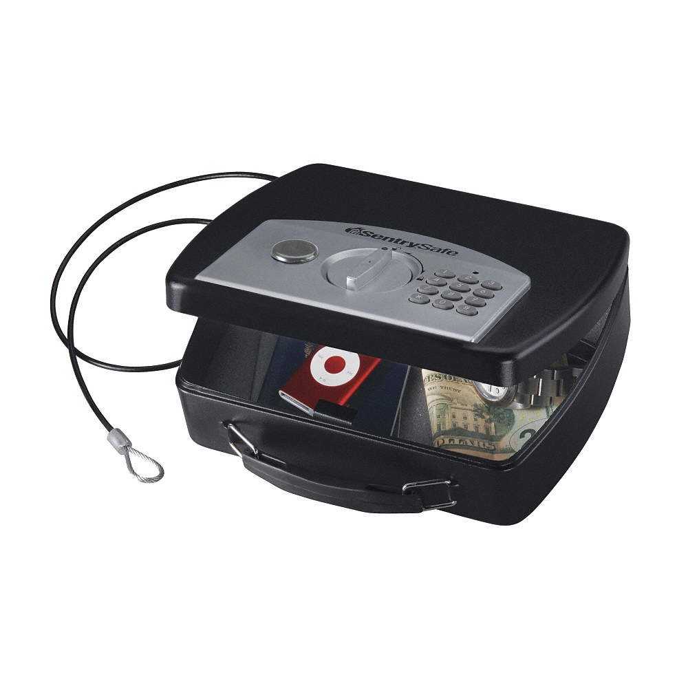 SENTRY SAFE P008E Safe,Steel,0.08 cu ft 16X138