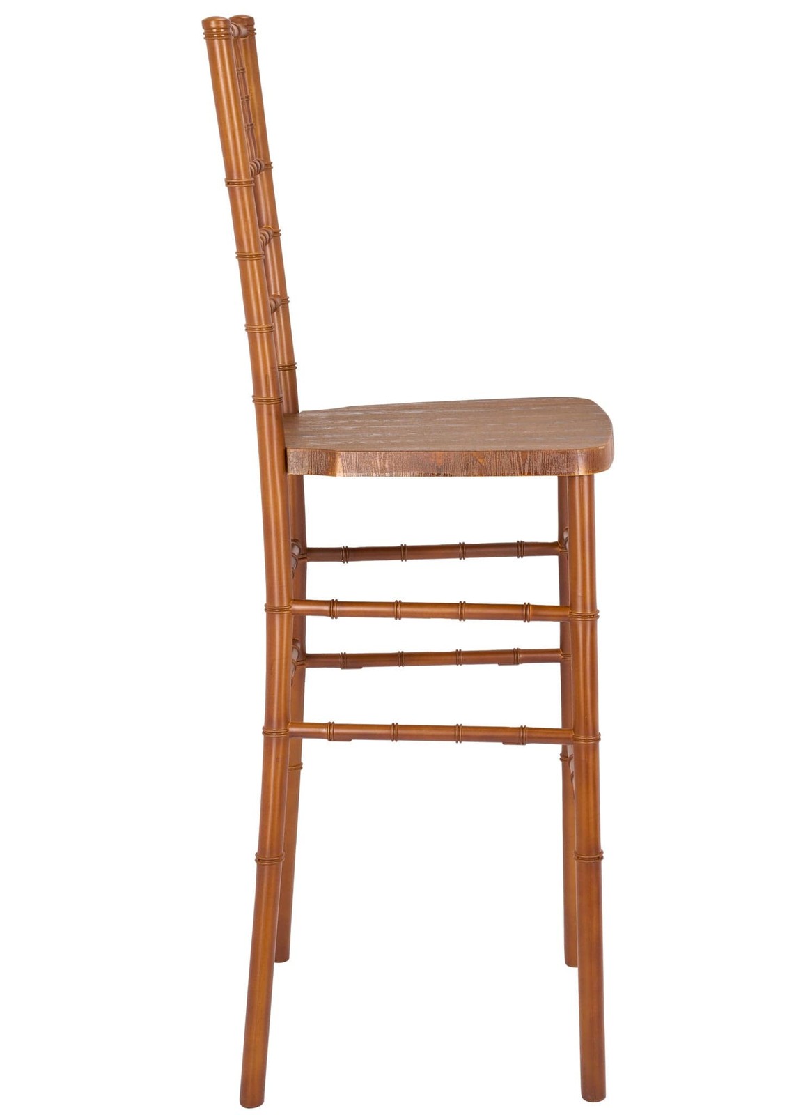 Chestnut WoodGrain™ Resin Chiavari Barstool by Chivari