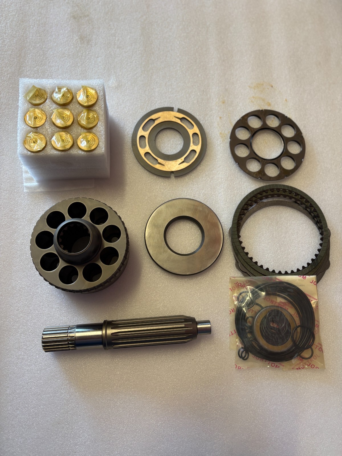 SWIMG MOTOR:SHAFT,SET,SHOE,PISTON ,BLOCK,VALVE PALTE FOR DEERE 330C 330D  370C