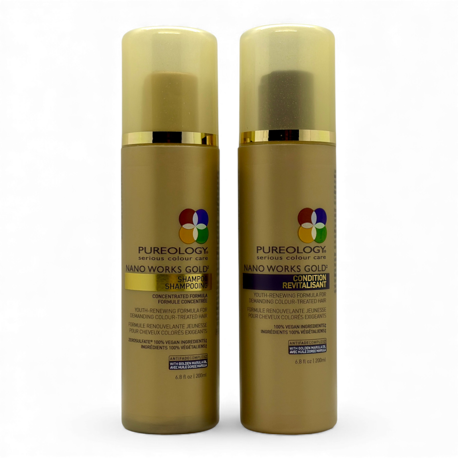 Pureology Nano Works Gold Duo Shampoo & Conditioner 6.8oz Each
