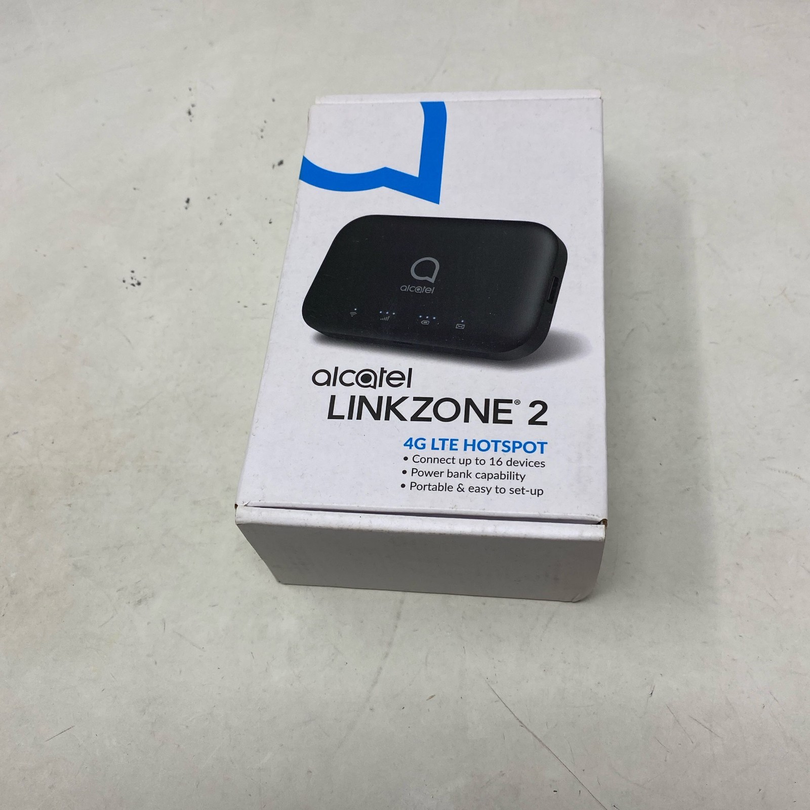 ALCATEL LINKZONE 2 MW43TM 4G LTE Hotspot Black (GSM Unlocked)