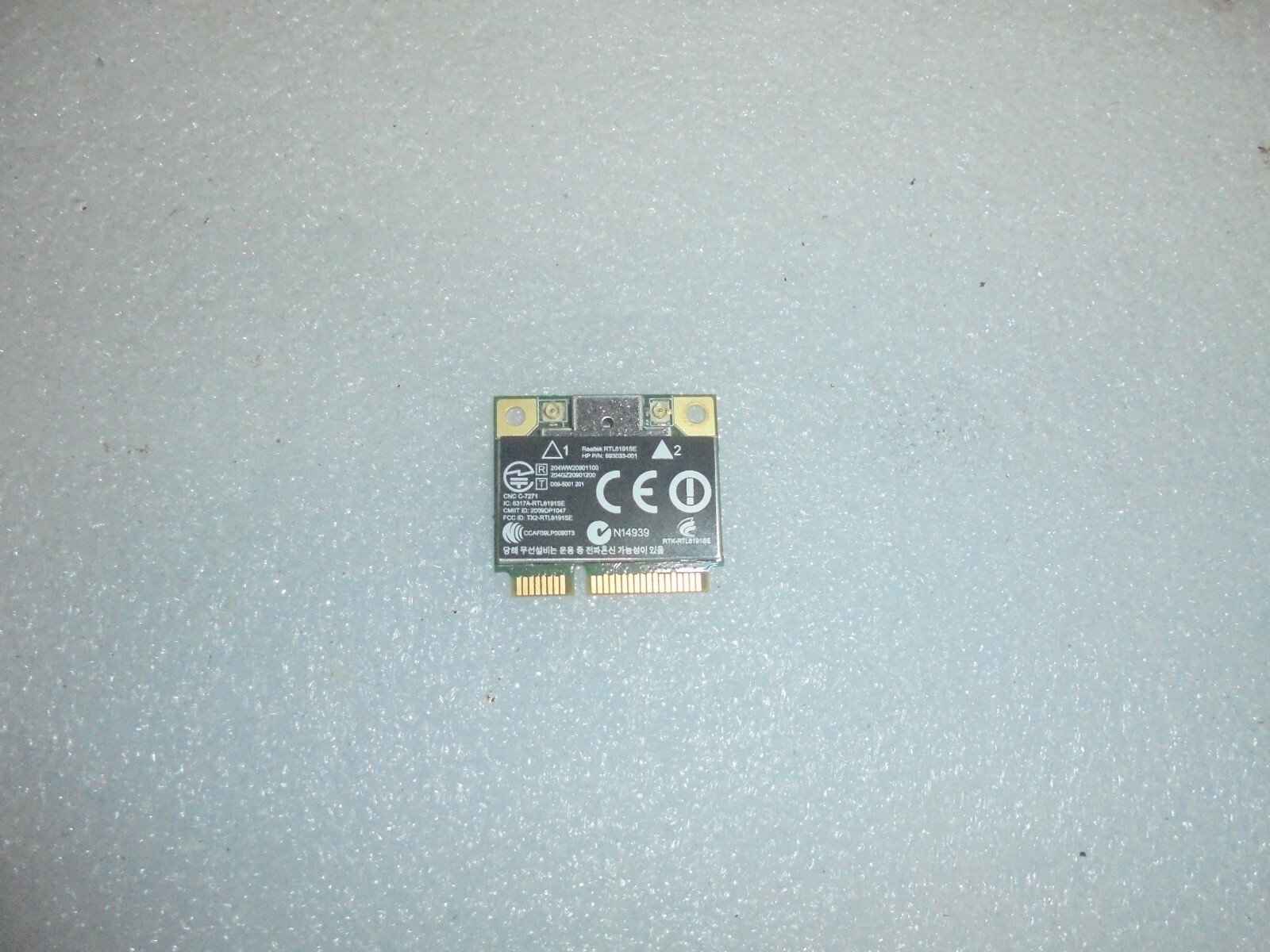 593533-001 593034-001 RTL8191SE HP WIRELESS CARD PAVILION G62-300 SERIES
