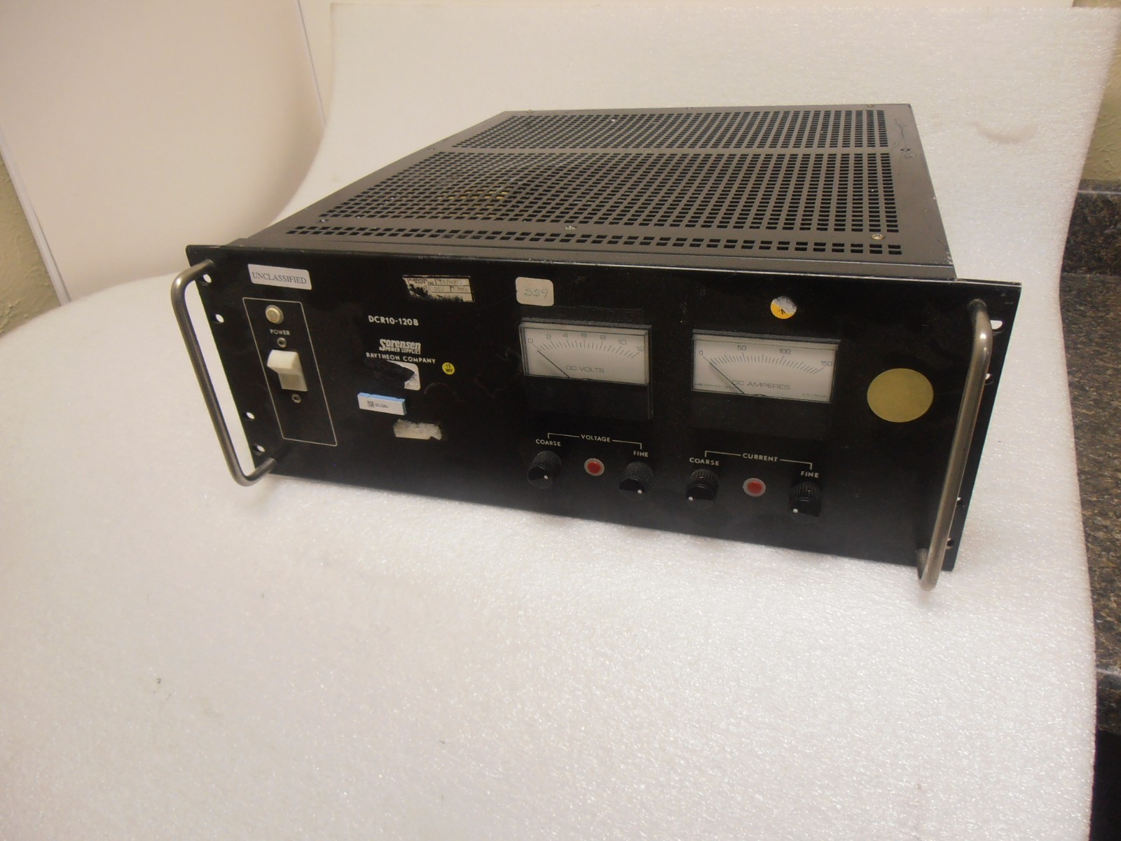 Sorensen Raytheon DCR10-120B Programmable Power Supply 0-10V, 120A
