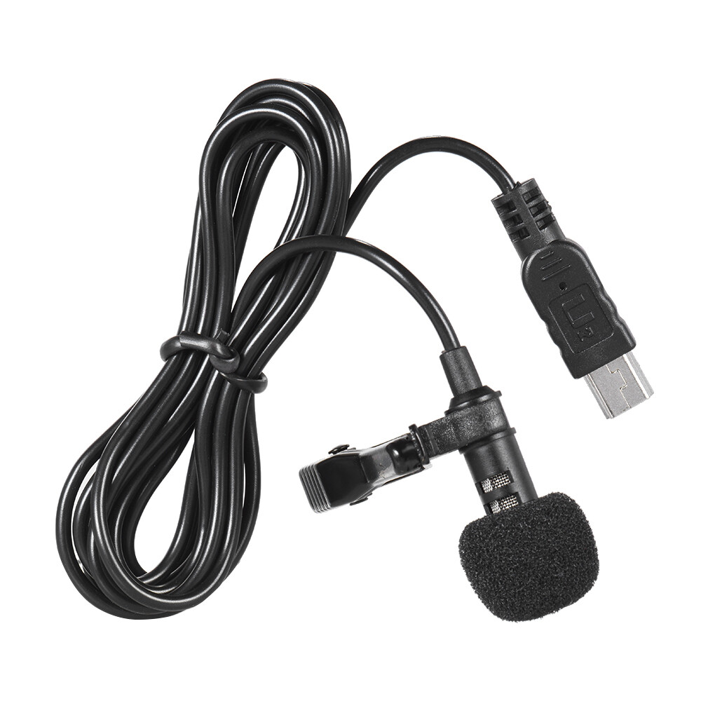 150cm Pro USB Directional Lavalier Microphone Mic System for Go-pro Hero U0K0