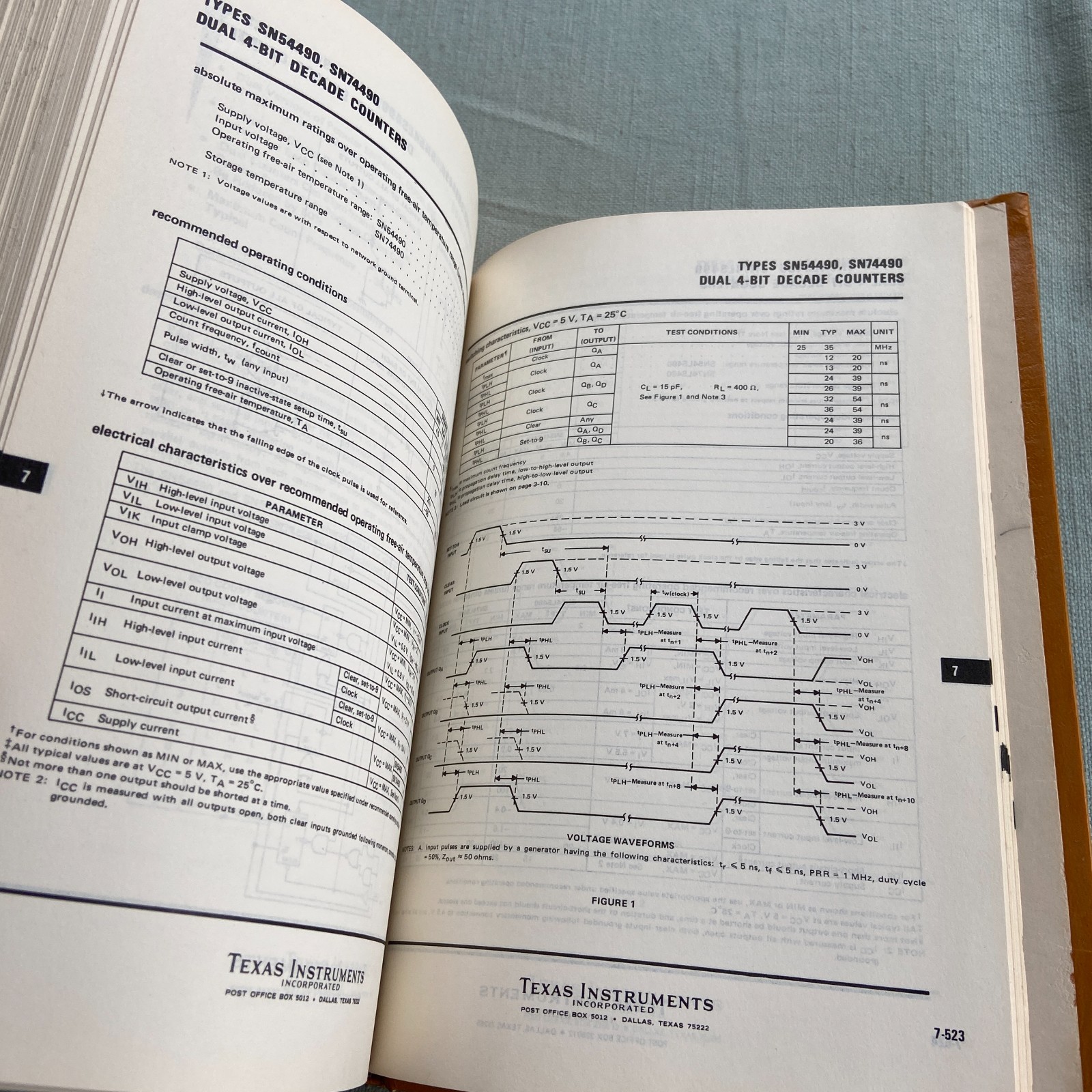 Book Lot Texas Instruments TTL Data 2nd Ed. Supplement Circuits Interface Linear