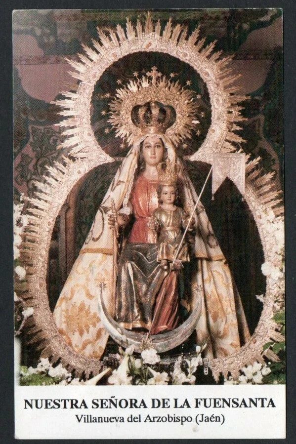 Holy card de la Virgin santino image pieuses estampa