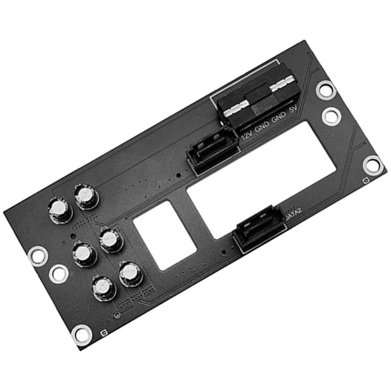 Double 2.5/3.5inch Hard Drive Backplane Large 4D Power Chassis Adapter Plate