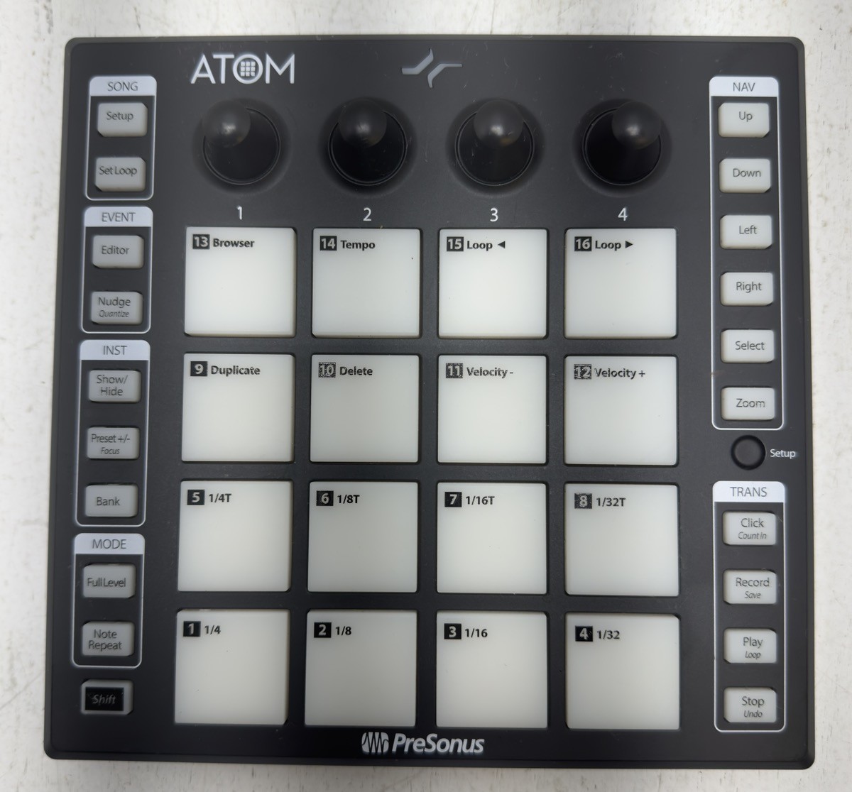 PreSonus Atom Production & Performance Pad MIDI Control