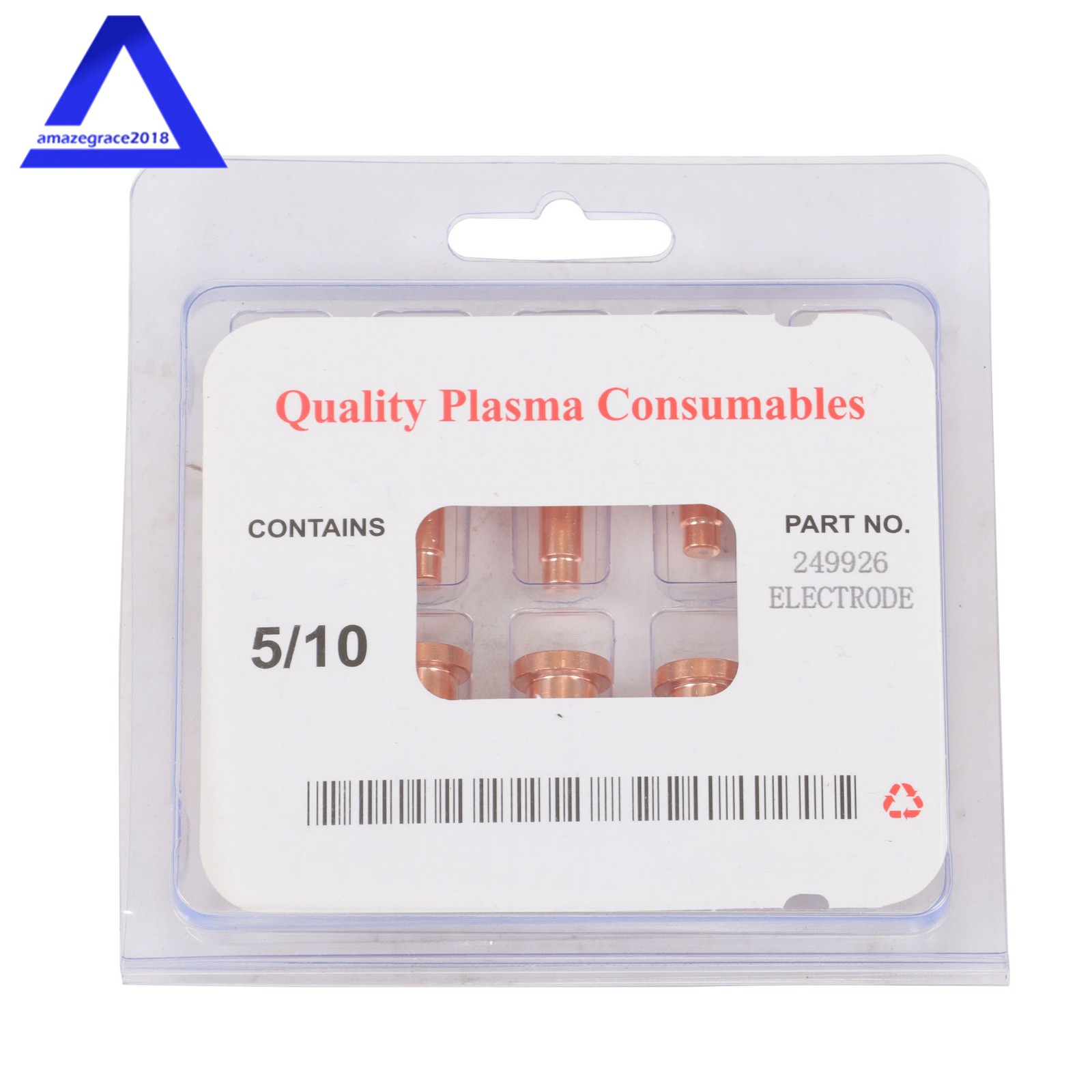 10Pack Plasma Electrode 249926 Tip 249928 Nozzle for XT40 XT30 XT30C Torch