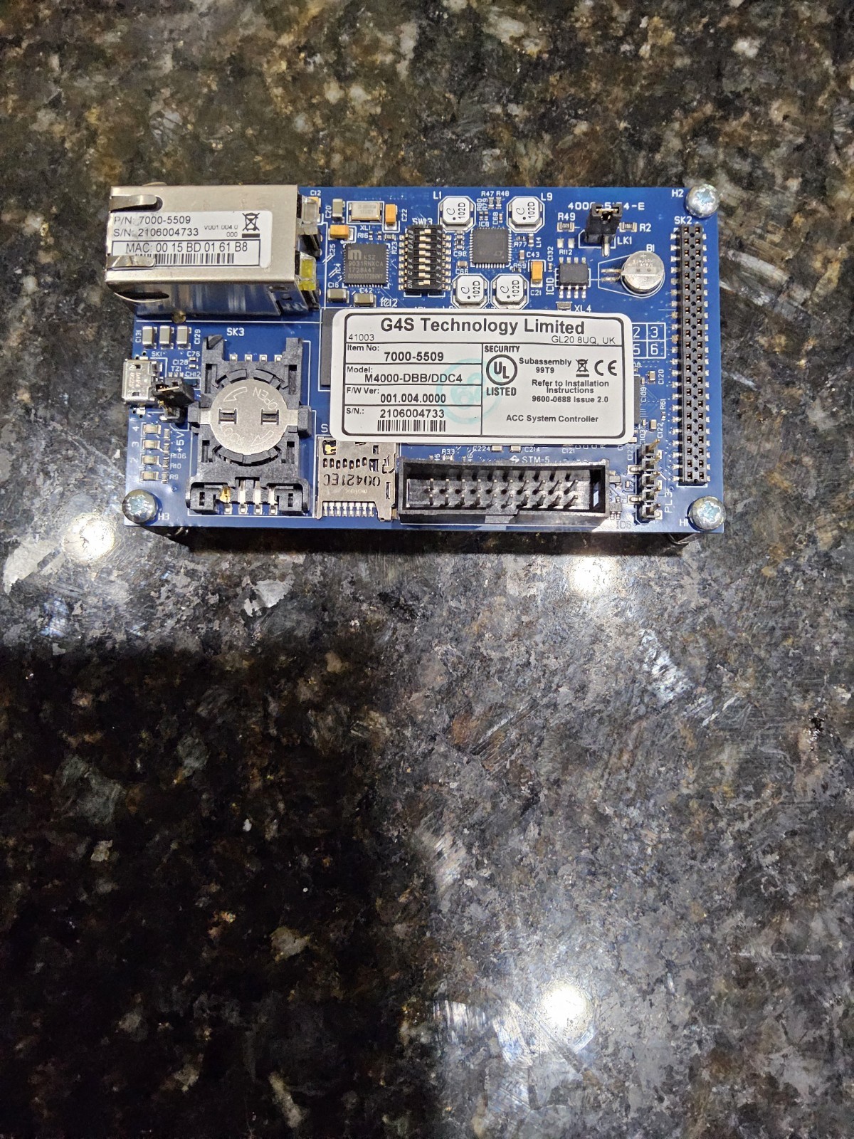 AMAG Symmetry M4000-DBB Database Board