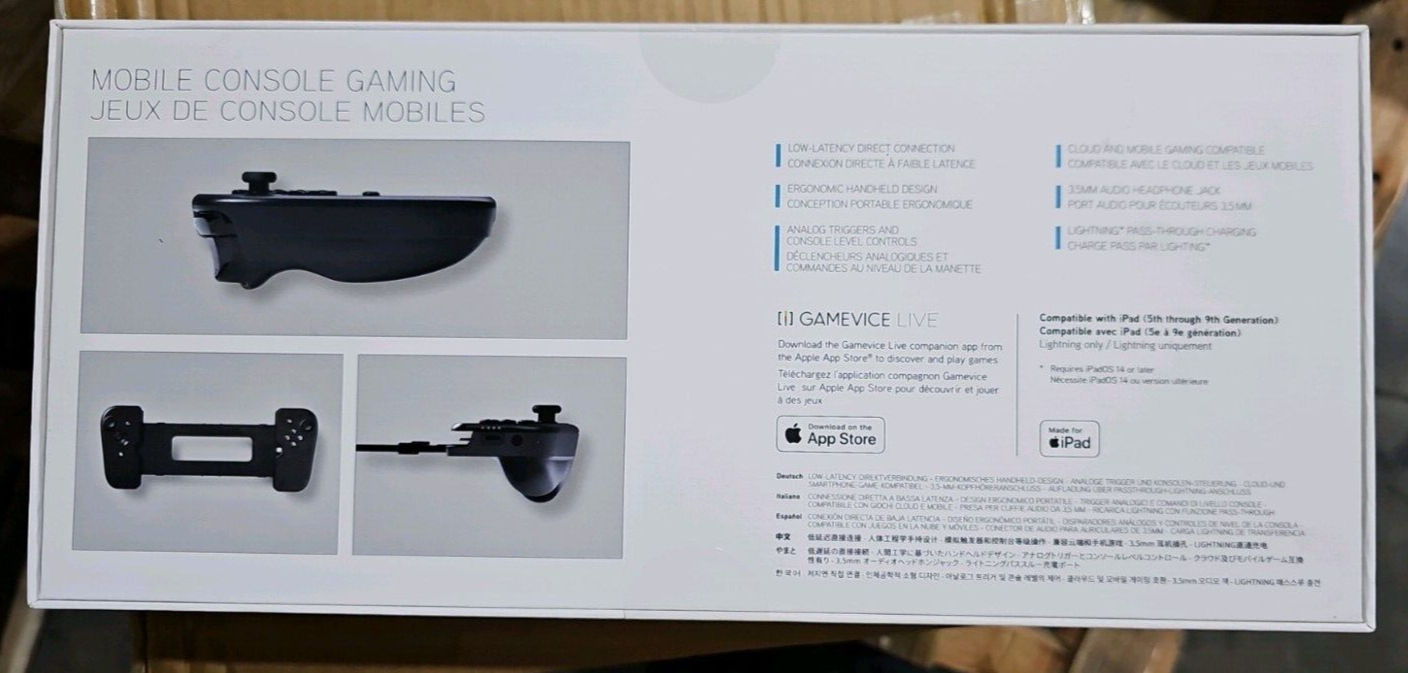 GAMEVICE GV153 Mobile Console Gaming for iPad (5th - 9th Gen)