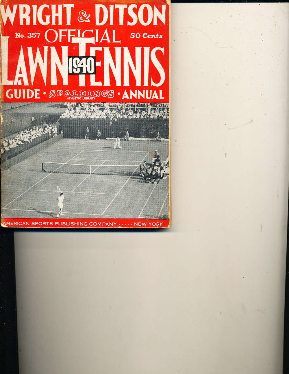 Official Tennis Guide 1946 US lawn Tennis Association bxMisc