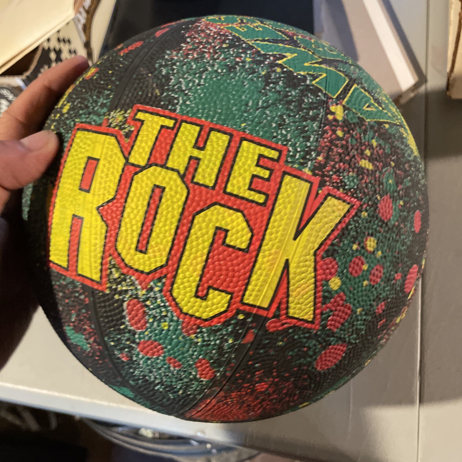 Dick Vitale Mountain Dew~The Rock!~Promotional Basketball Full Size 90s PTP