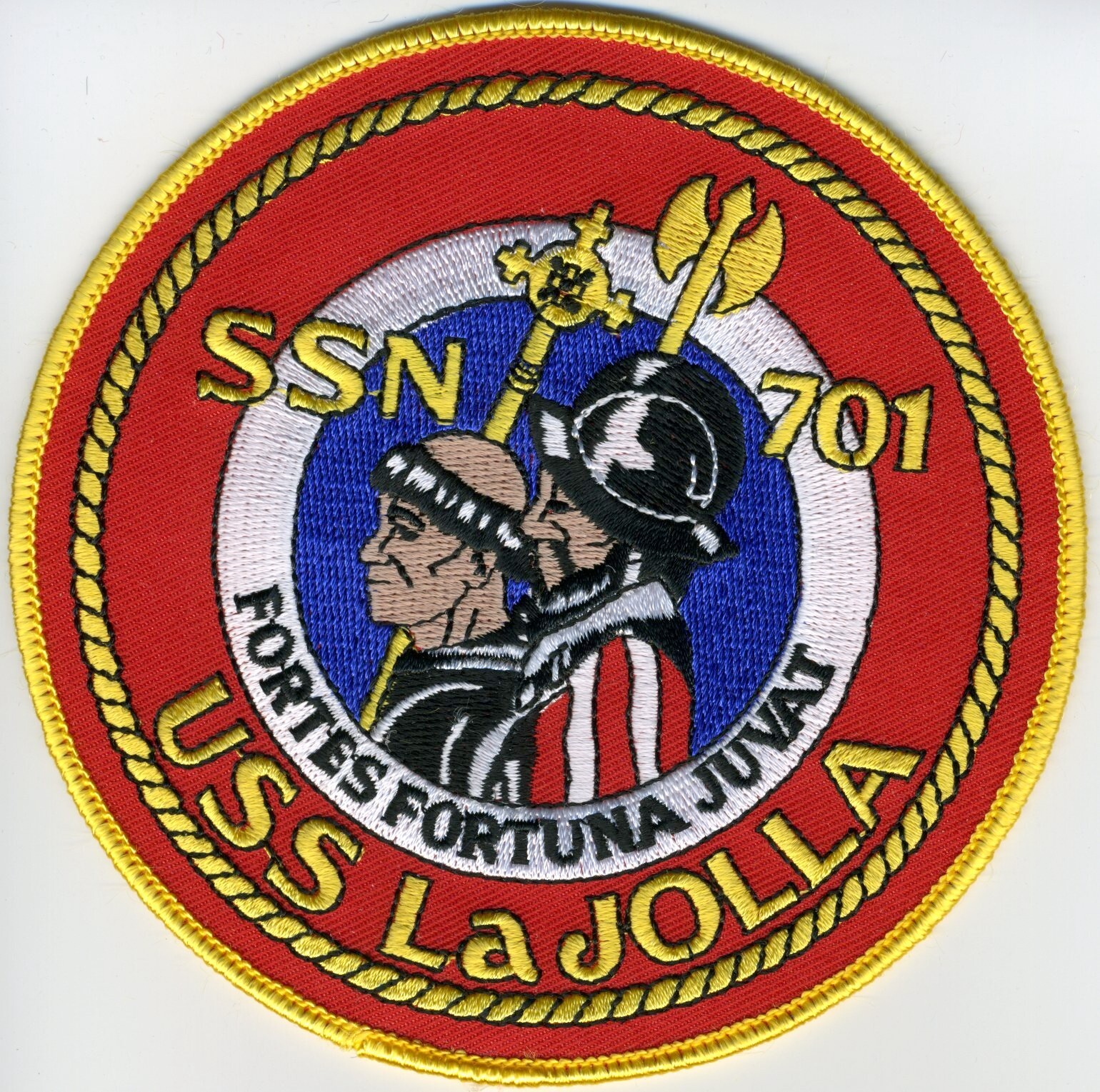 USS LaJolla SSN 701 - Crest 5 inch EonT BCP c5439 Submarine Patch