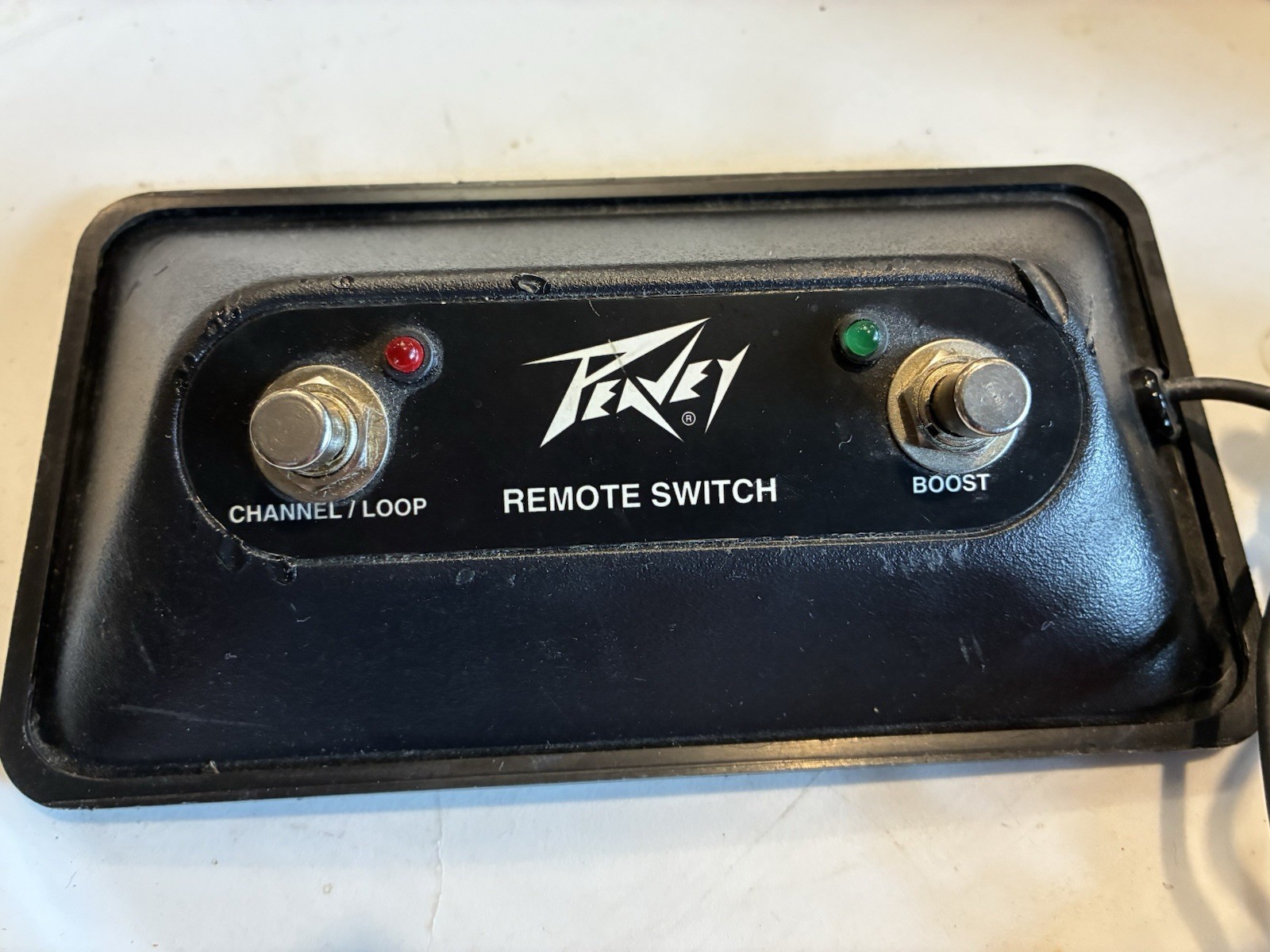 Peavey ValveKing/Windsor amplifier footswitch with channel and boost controls