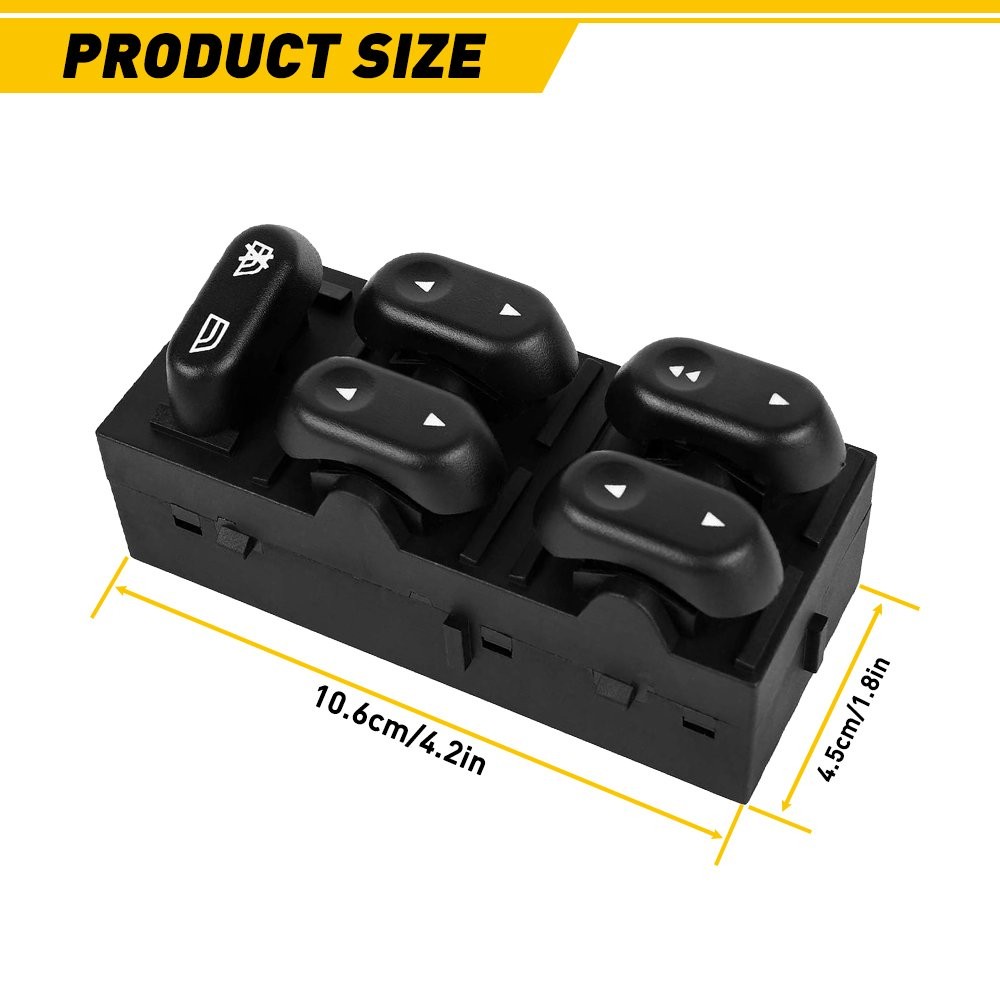 US Master Power Window Door Switch Control for 2004-2008 Ford F-150 Driver Side