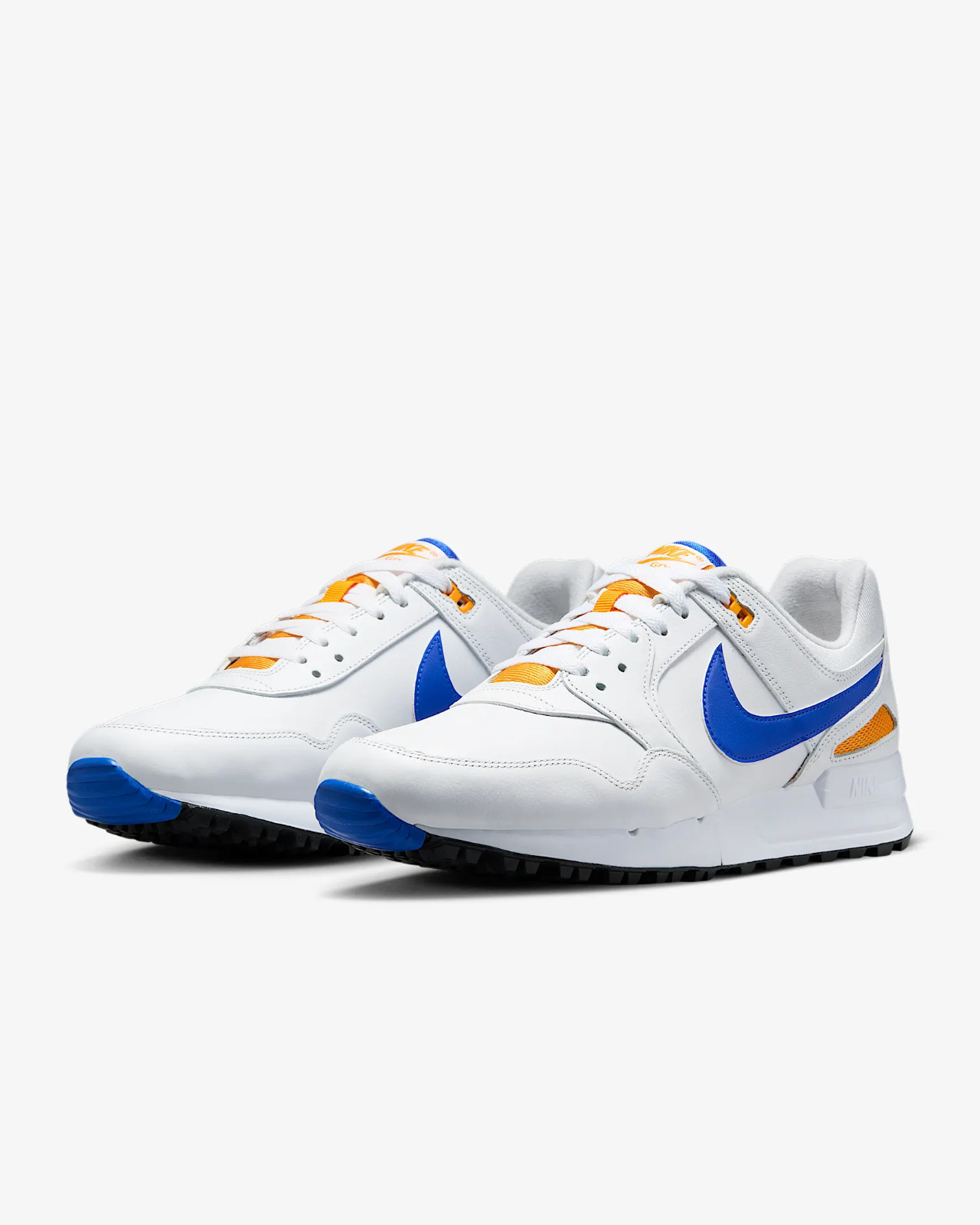 Nike Golf Air Pegasus '89 G 2025 Shoes Color: White/Racer Blue-Orange Peel: 9.5M