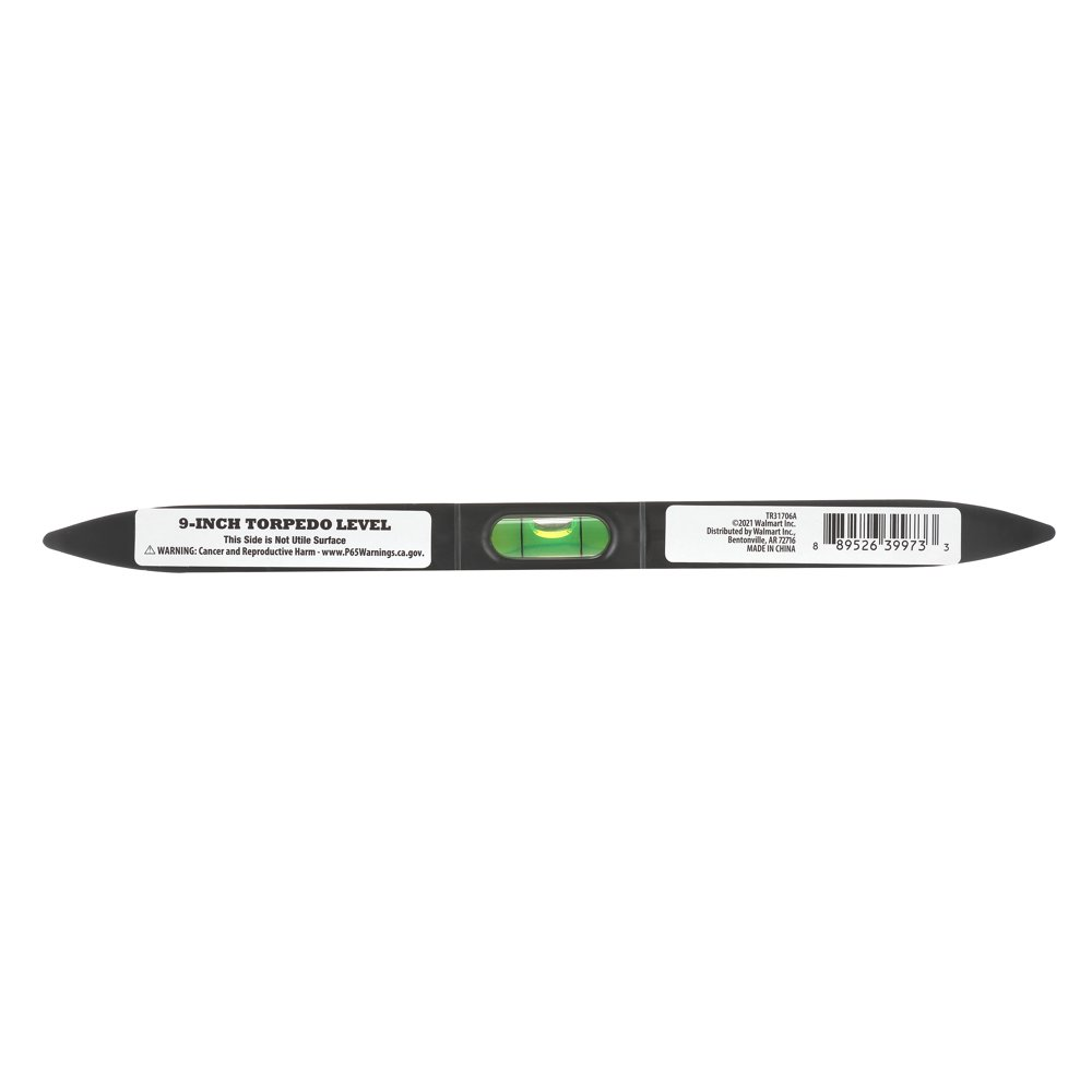 9-Inch Magnetic Torpedo Level 3 Vials for Vertical & Horizontal Measuring