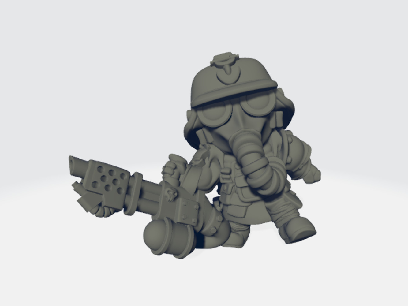 Grimdark Cuteness - Shovel Flamer #2