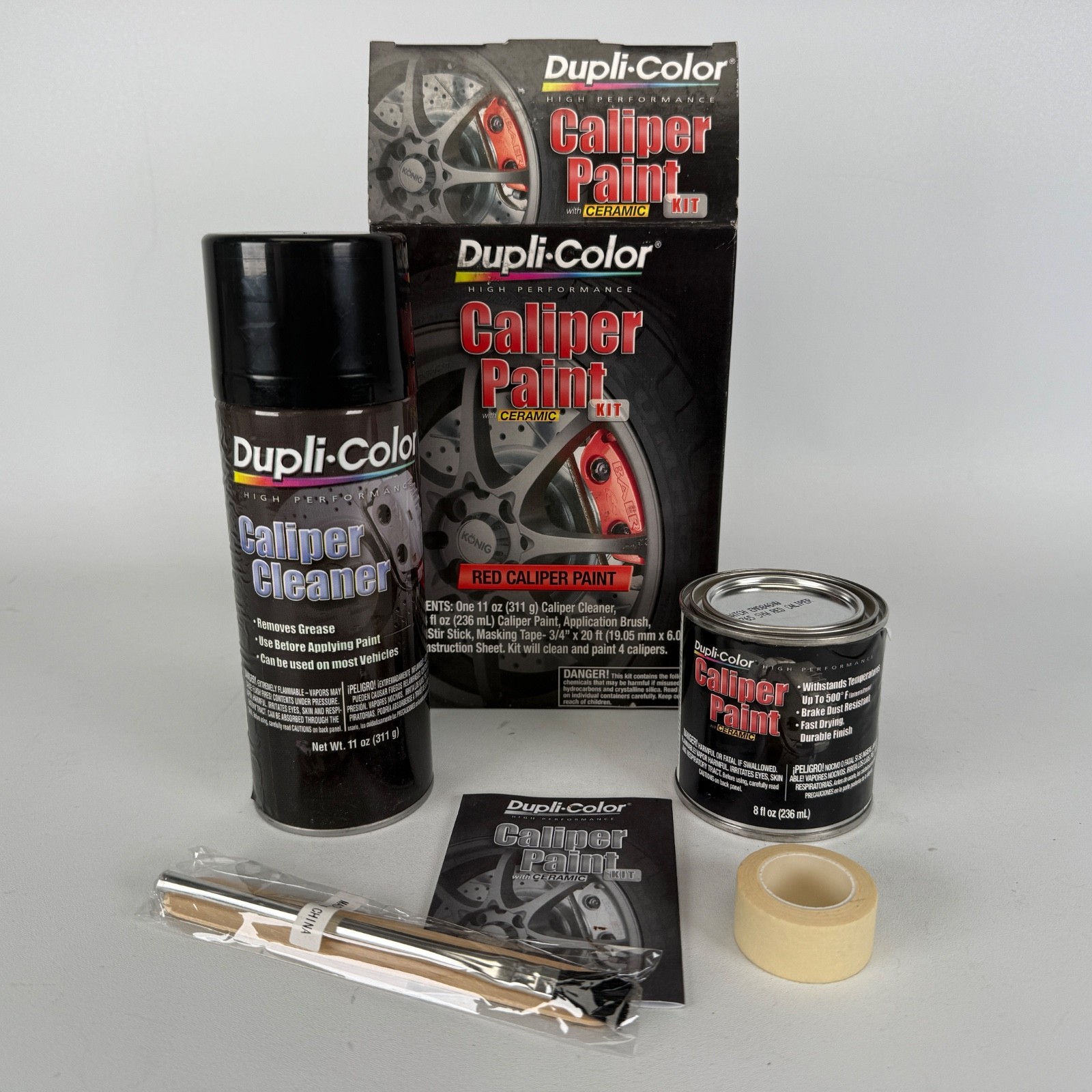 Dupli-Color BCP400 Red Single Brake Caliper Kit