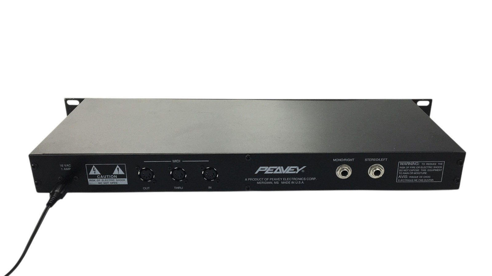 PEAVEY SPECTRUM BASS Digital Phase Modulation Synthesizer Sound Module Rack