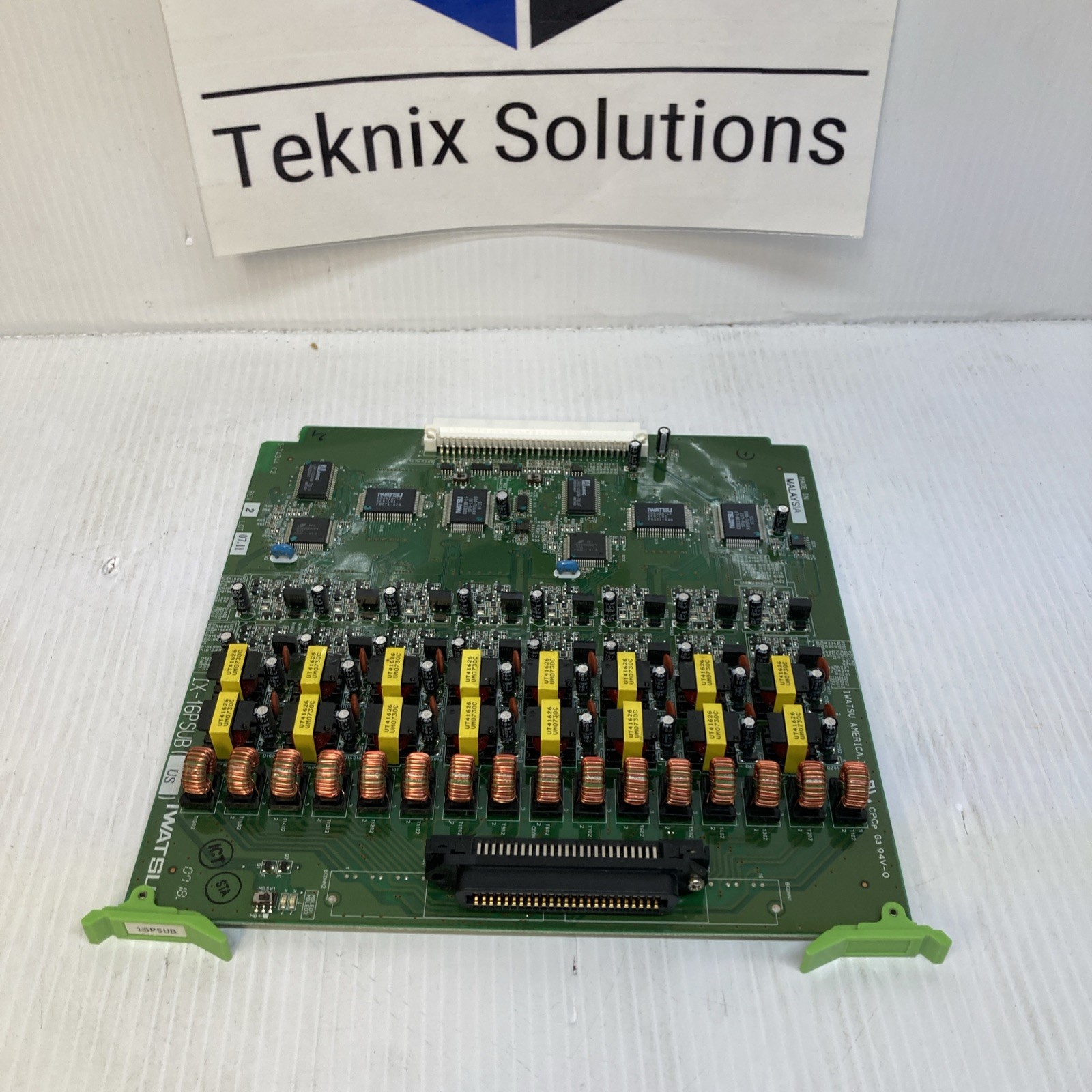 IWATSU IX-16PSUB 16 Port Station Circuit Board Rev2