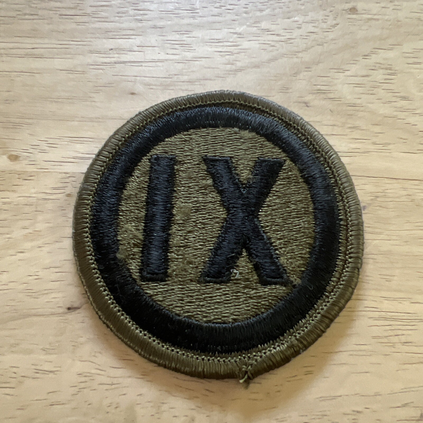 GENUINE U.S. ARMY PATCH: 9TH REGIONAL SUPPORT - EMBROIDERED ON OCP