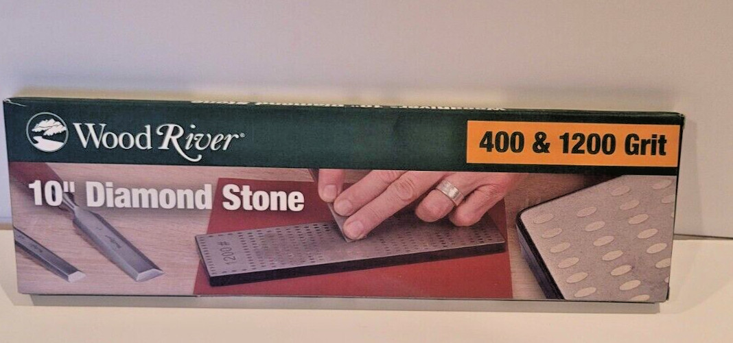 BRAND NEW 400 & 1200 GRIT 10 INCH DIAMOND STONE 163082 BY WOODRIVER