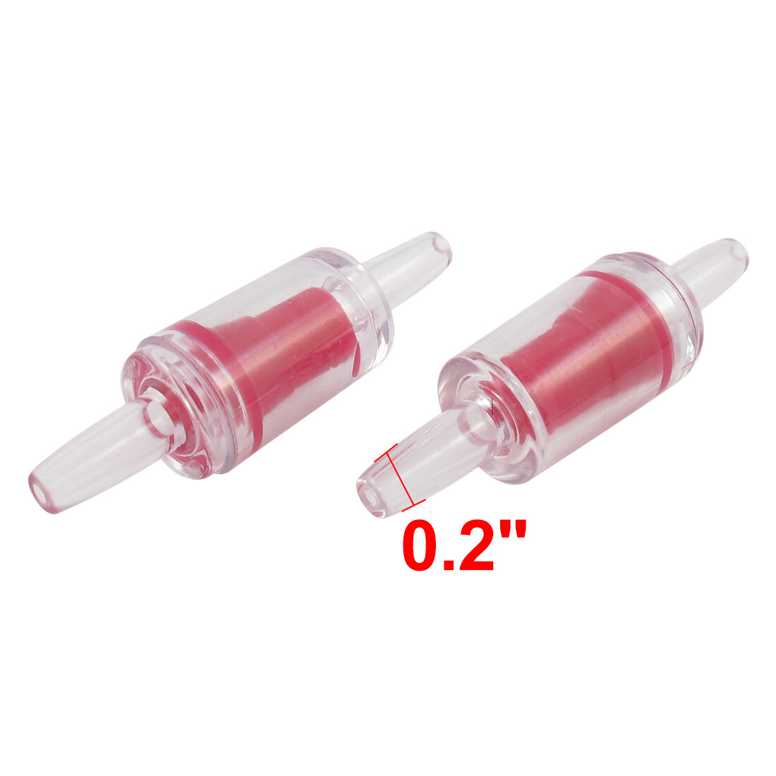 20 Pcs Plastic Water Stop Check Valves for Aquarium