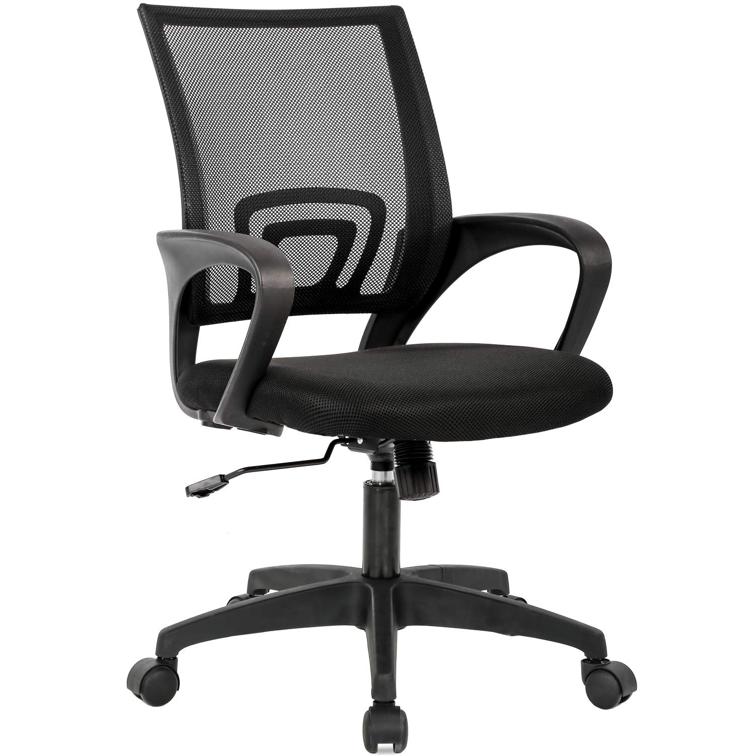 Ergonomic Mesh Office Chair with Lumbar Support Black