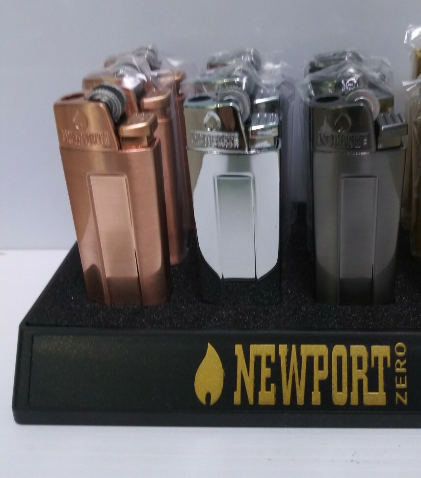 Newport Zero NZL117 Single Jet Flame Refillable Adjustable Windproof Lighter