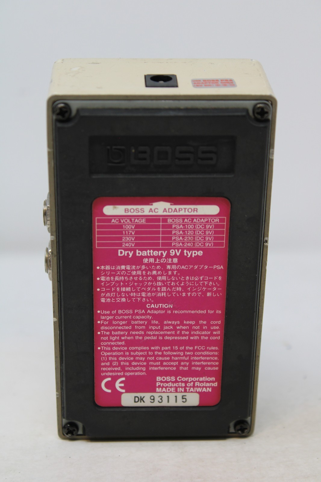 Boss DD-5 Digital Delay electric guitar effect pedal Unit Only