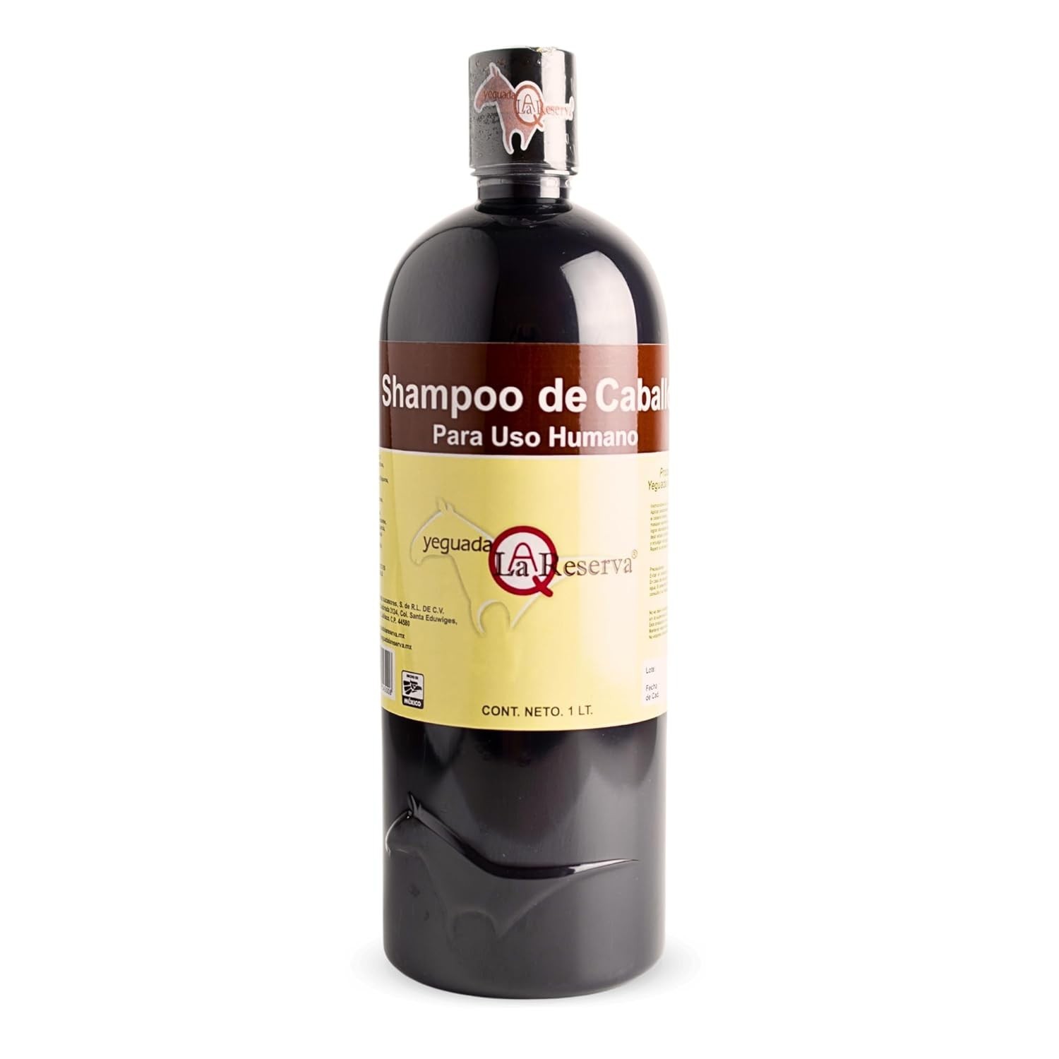 Yeguada La Reserva Black Horse Shampoo 33.8 Fl Oz for Hair Growth and Volume