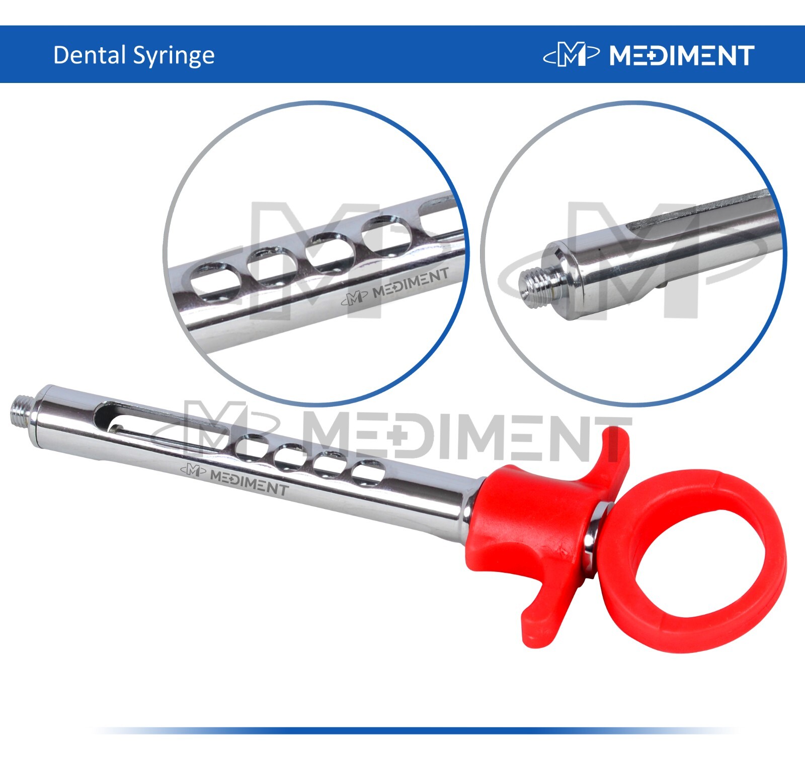 4 Pcs Dental Anesthetic Syringe Self-Aspirating 1.8ml American+European