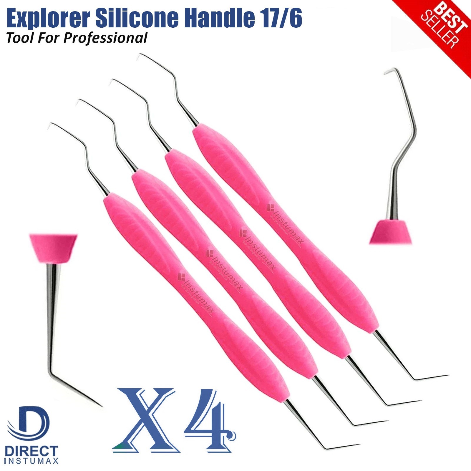 High Quality Dental Explorer 17/6 Double Ended Examination Probe