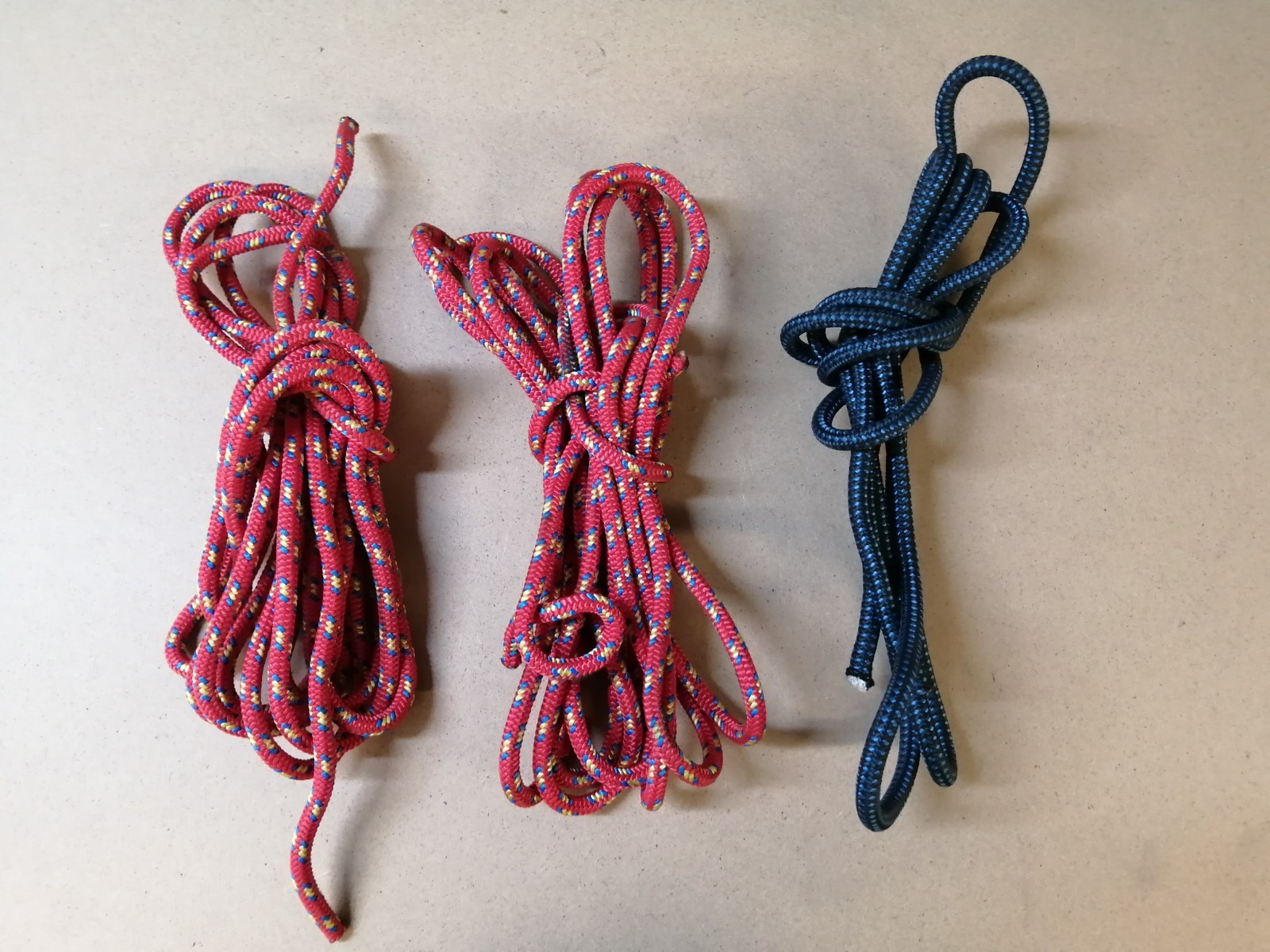 3x Job Lot British Army Prussic Rope Climbing Mountaineering Caving Surplus