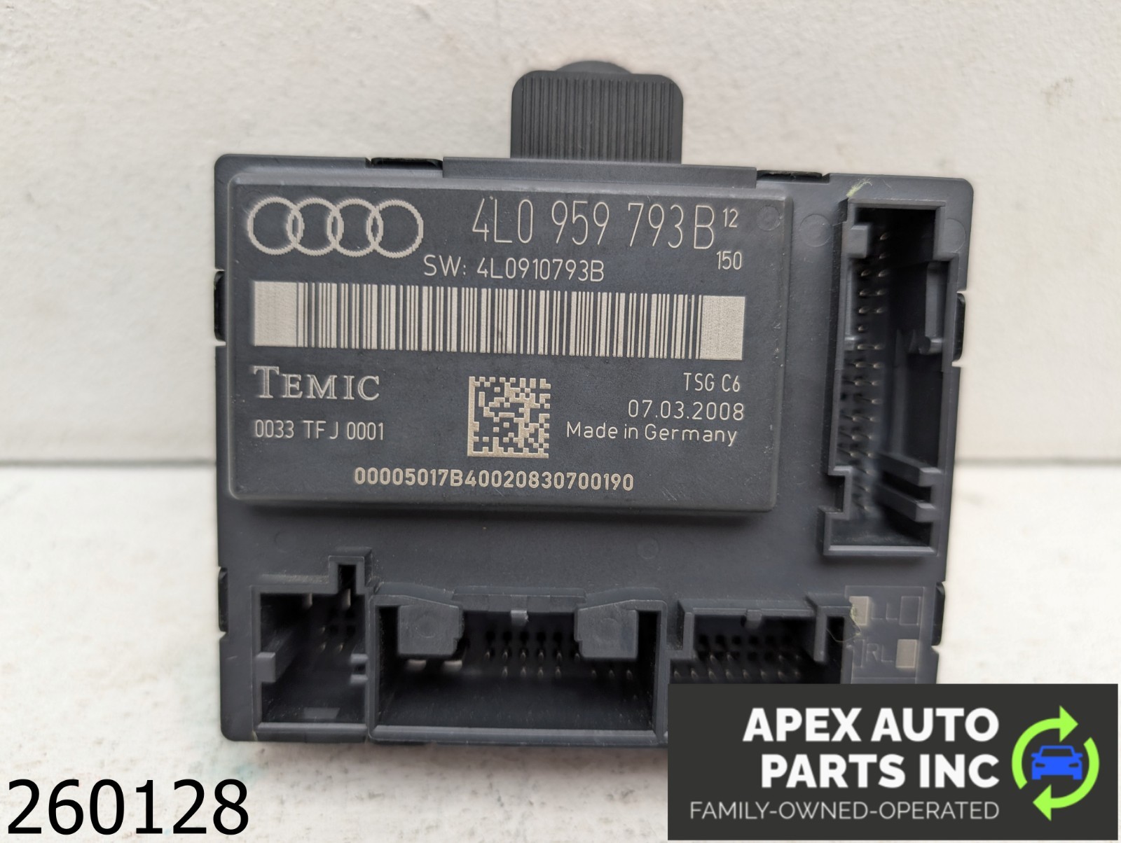OEM 2008 Audi Q7 3.6L FRONT RIGHT DOOR CONTROL MODULE