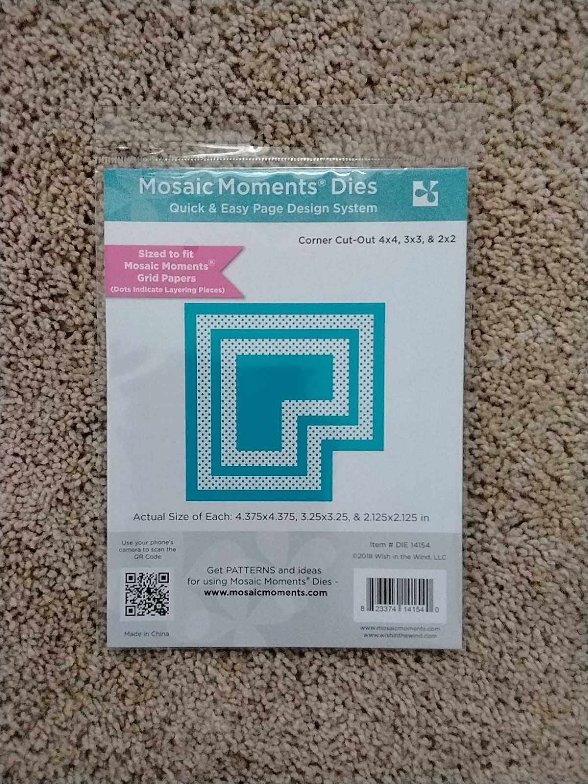 Mosaic Moments Dies: Corner Cut-Out