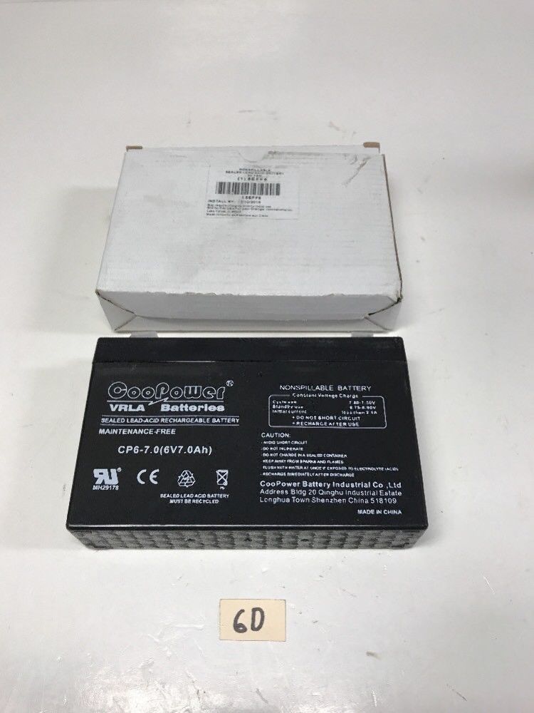 New! Coopower 5EFF5 Sealed Lead Acid Battery *Fast Shipping* Warranty!